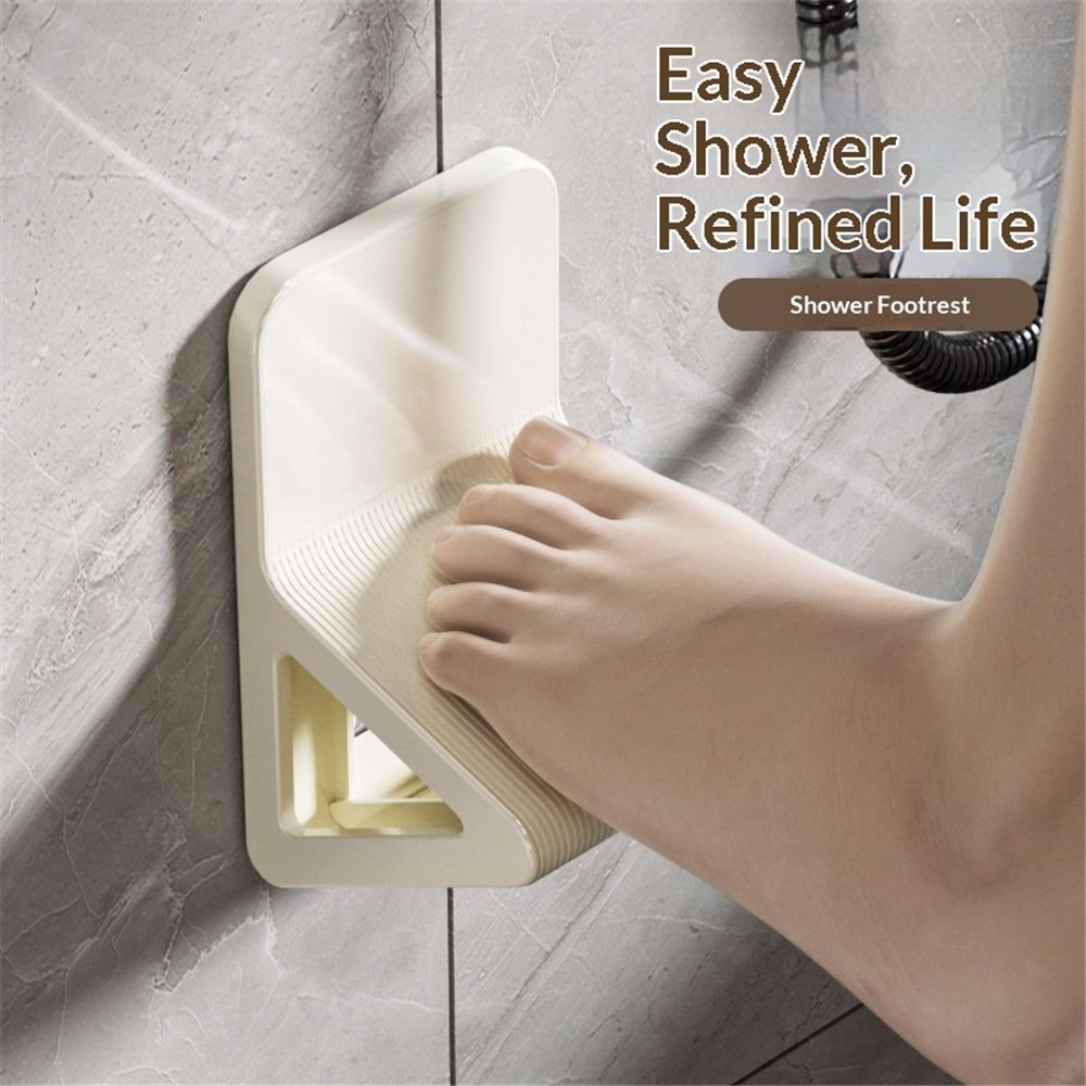 Foot Rest for Shaving Legs，Anti-Slip Shower Pedal with No Drilling Suction Cup for Pregnant Woman & Back Pain Sufferers- Reduce Body Strain & Bending Over - Image 3