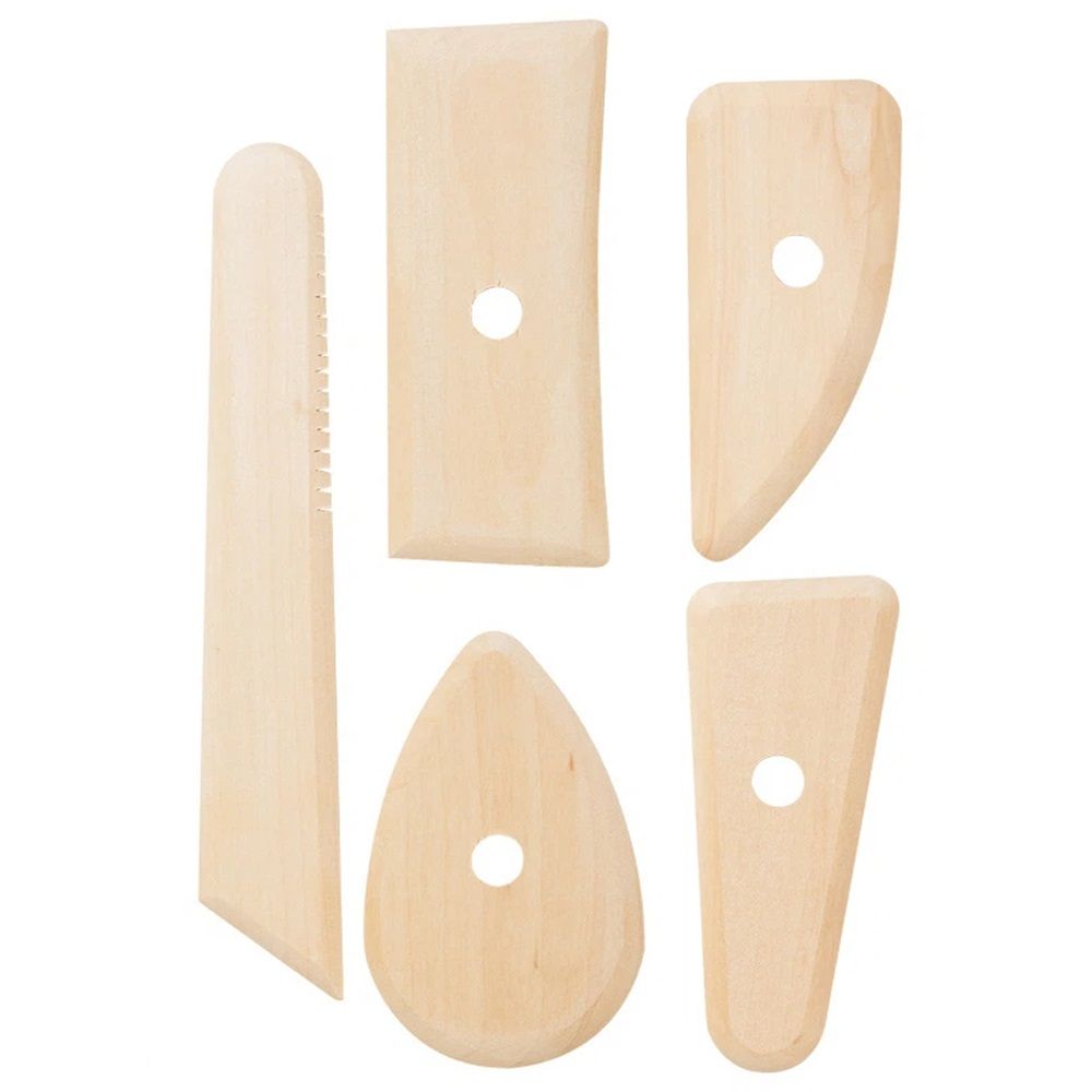 2 set DIY Ceramic Tools Art Tools Potters Rib for Pottery/ Sculpting/ Ceramic/ Polymer Clay Carving Modelling Using - Image 1