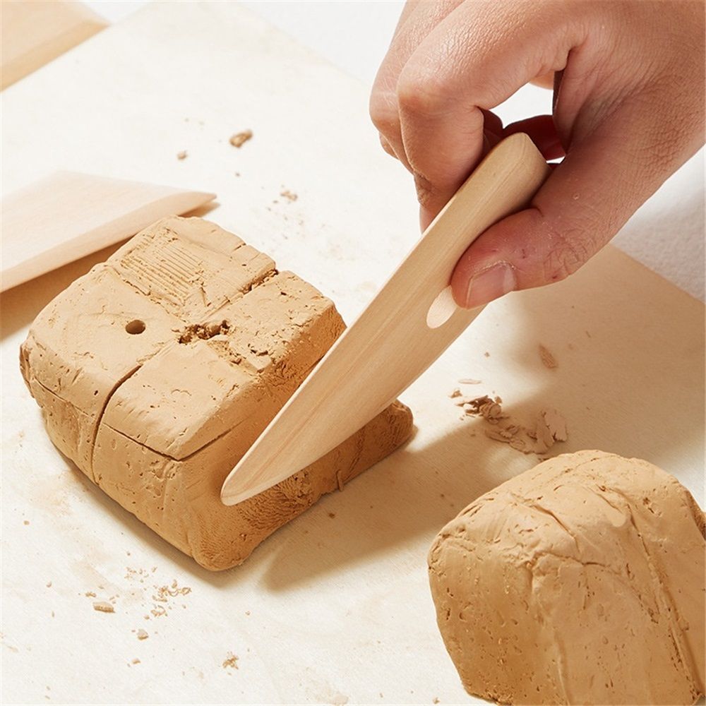 2 set DIY Ceramic Tools Art Tools Potters Rib for Pottery/ Sculpting/ Ceramic/ Polymer Clay Carving Modelling Using - Image 5