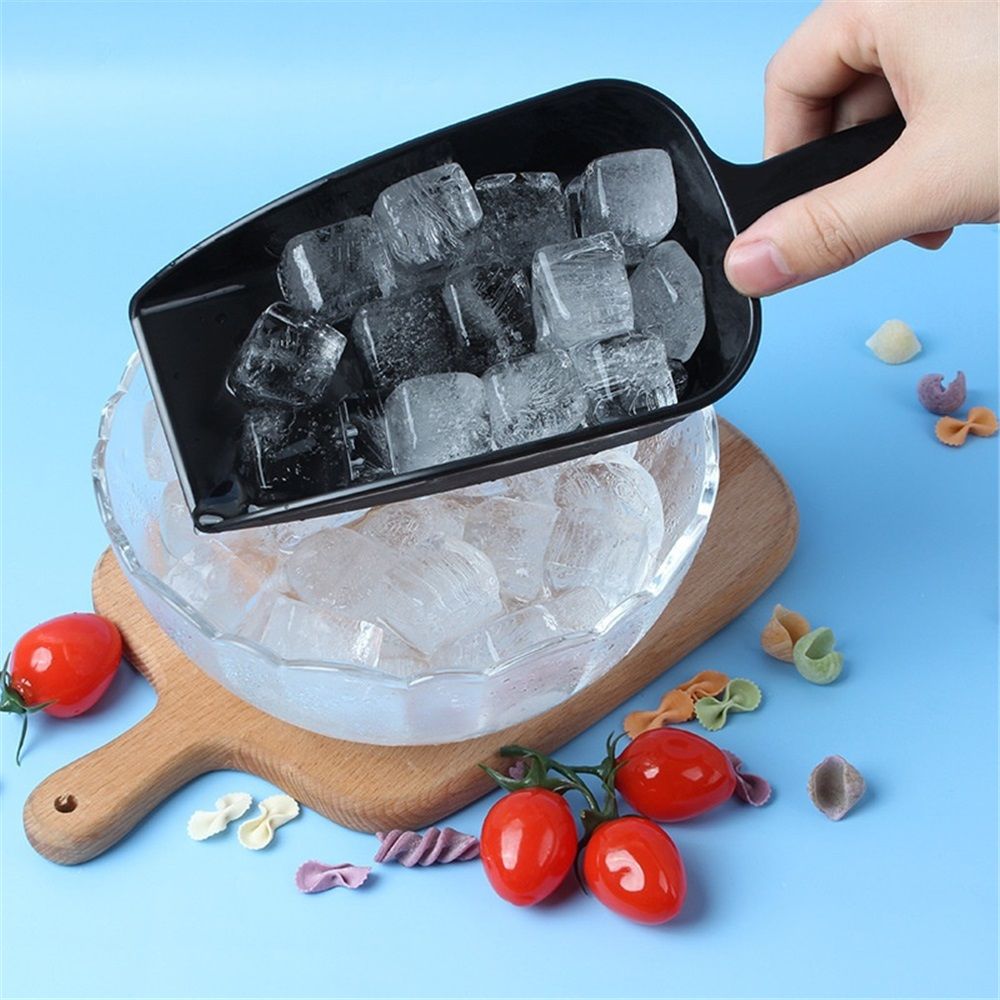 PP Plastic Utility Ice Scoop. black, Multipurpose Large Scooper for Everyday Tasks in Greenhouse, Garden & Home - Image 2