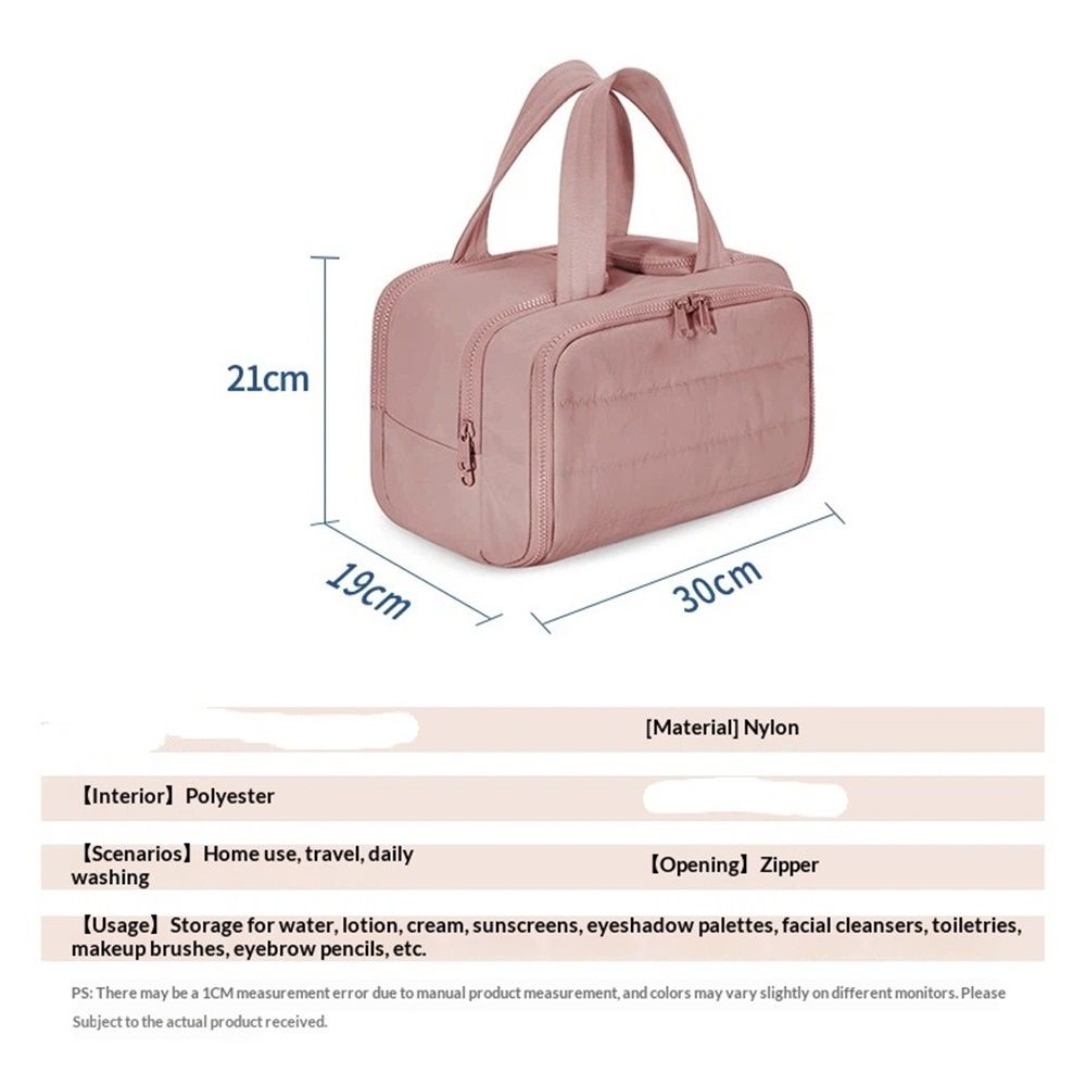 Travel Toiletry Bag – Large Capacity Makeup Organizer, Wet/Dry Separation – Ideal for Business Trips, Gym, Family Vacation, Camping - Image 3