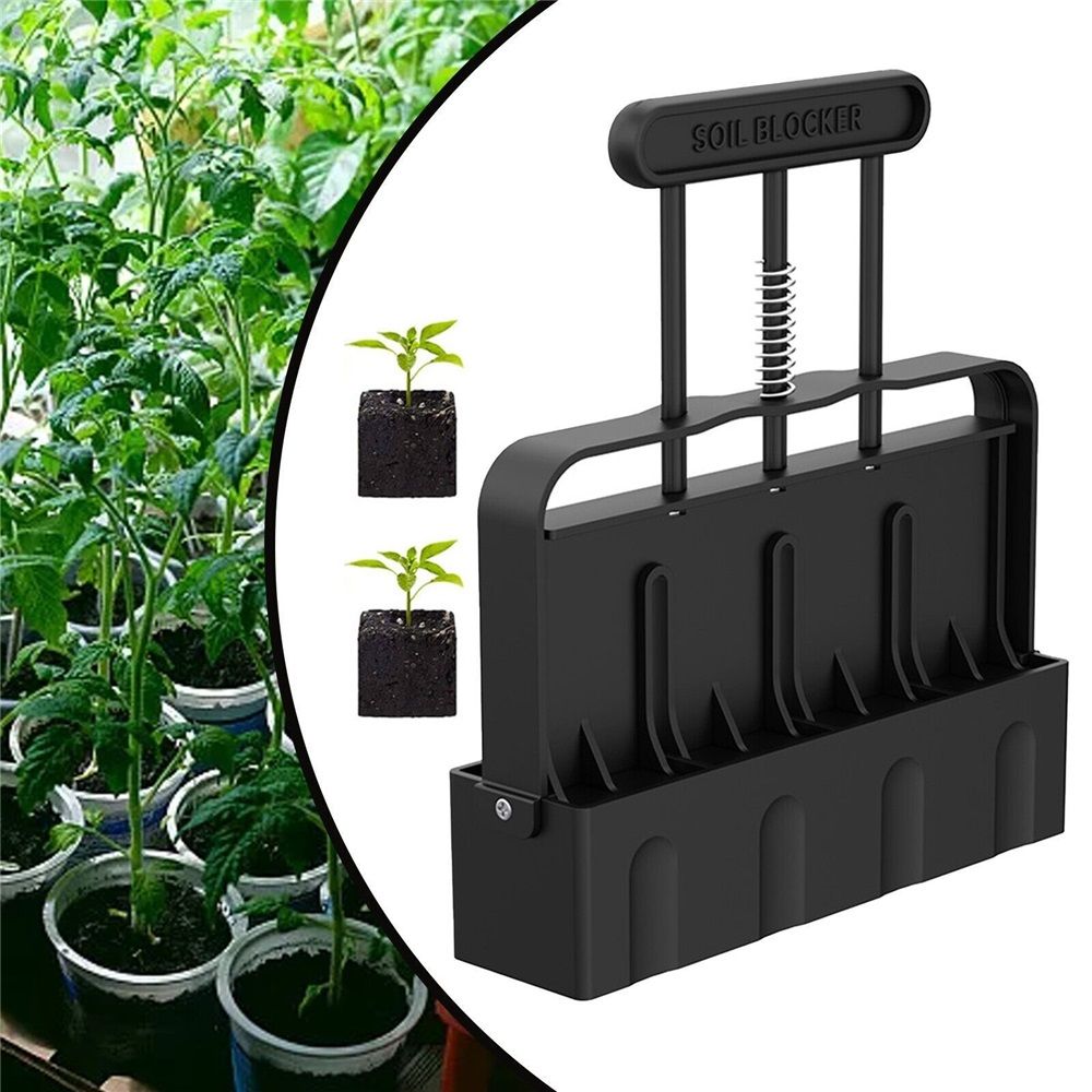 Hand-held Soil Blocker Manual Seedling Soil Blocking Soil Block Maker Reusable Soil Blocking Tool for Seedlings Garden Tools - Image 2