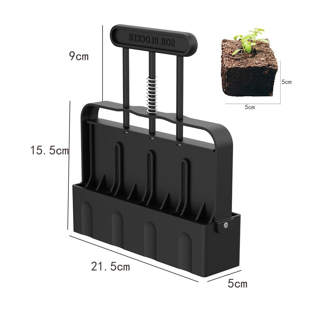 Hand-held Soil Blocker Manual Seedling Soil Blocking Soil Block Maker Reusable Soil Blocking Tool for Seedlings Garden Tools - Image 3