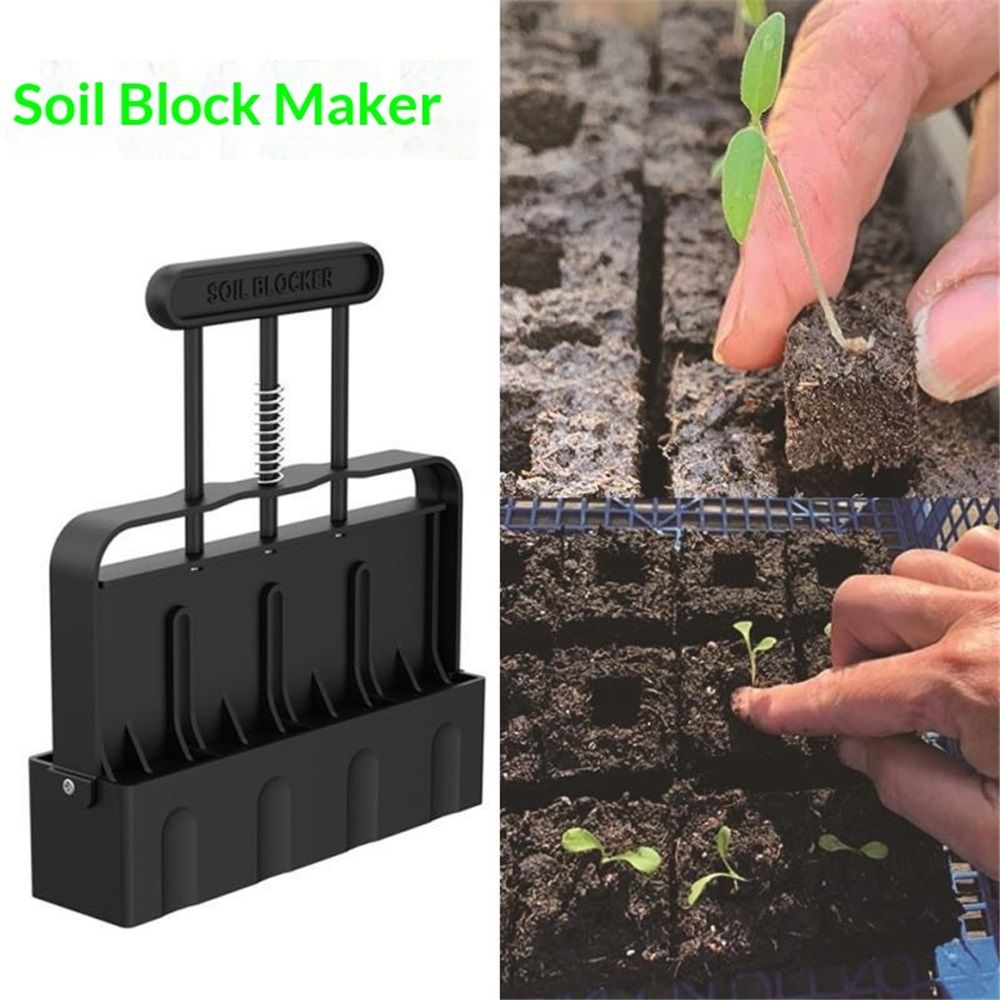 Hand-held Soil Blocker Manual Seedling Soil Blocking Soil Block Maker Reusable Soil Blocking Tool for Seedlings Garden Tools - Image 5