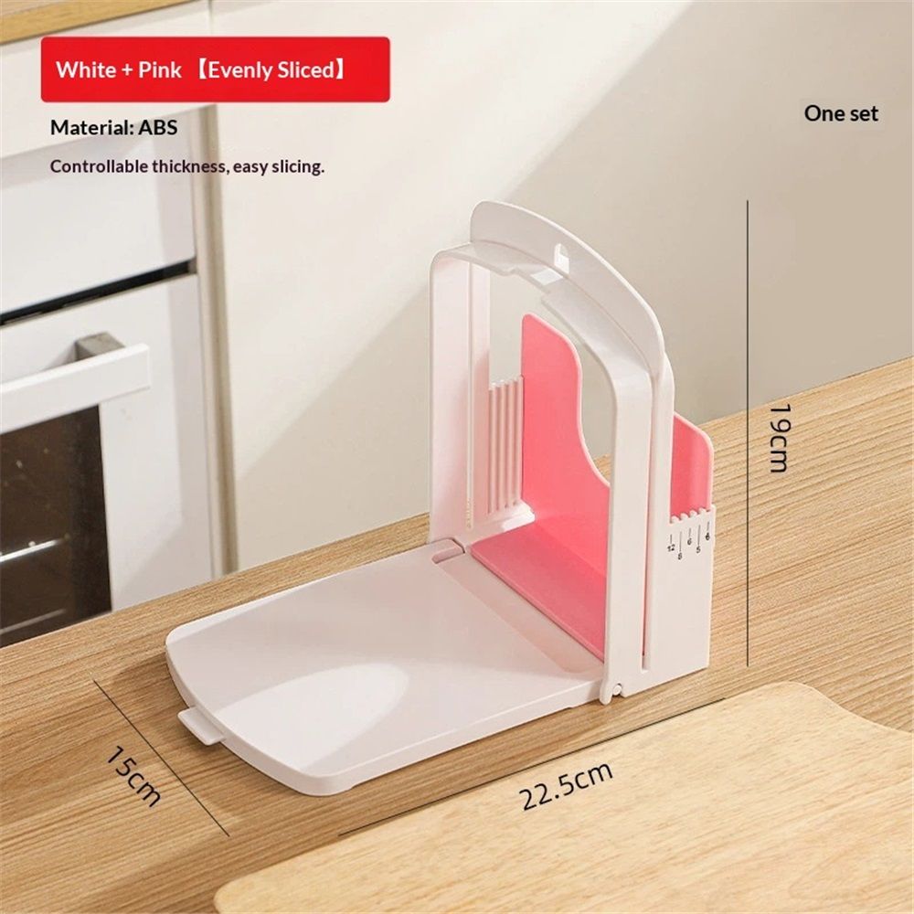 Bread Slicer for Homemade Bread | 5 Thicknesses Mode for Sourdough, Rounds Loaves, Bagels, Toast & Sandwiches | Foldable & Adjustable | Space Saving | Indoor Outdoor Use - Image 2
