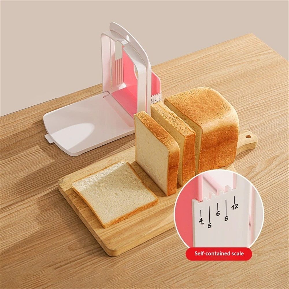 Bread Slicer for Homemade Bread | 5 Thicknesses Mode for Sourdough, Rounds Loaves, Bagels, Toast & Sandwiches | Foldable & Adjustable | Space Saving | Indoor Outdoor Use - Image 4