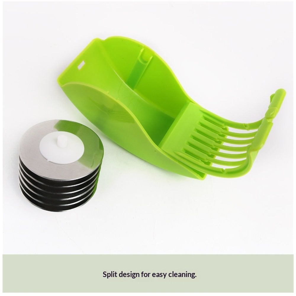 2 pack Herb Roller Mincer, Manual Hand Scallion Chive Mint Cutter with 6 Stainless Steel Blade Kitchen vegetable chop - Image 4