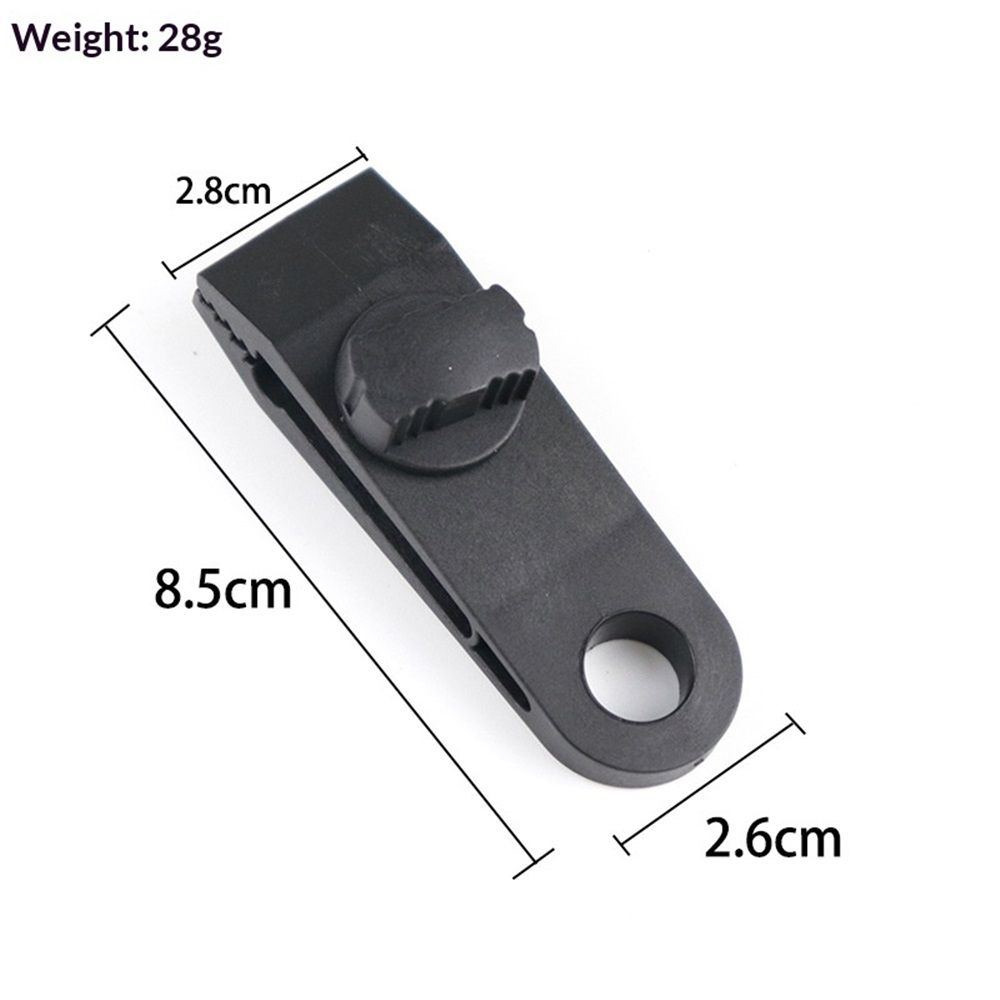 20 pack Tarp Clips, Heavy Duty Lock Grip, Clamps Withstand Strong Wind Fit for Awnings, Outdoor Camping, Caravan Canopies, Car Covers, Swimming Pool Covers - Image 4