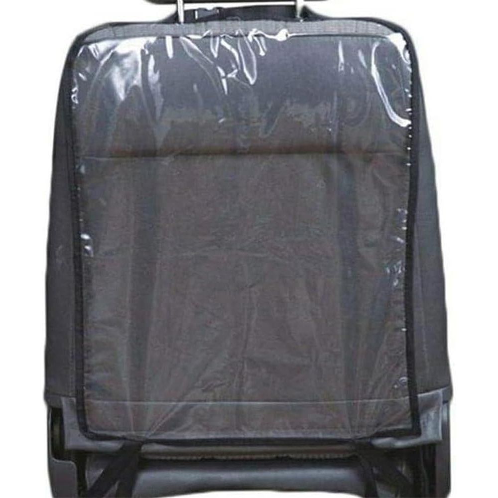 2 pack Car Seat Back Protectors with Adjustable Bottom Strap,for Children Kick Mat Mud Clean Universal Car Seat Back - 2 Pack - Image 2