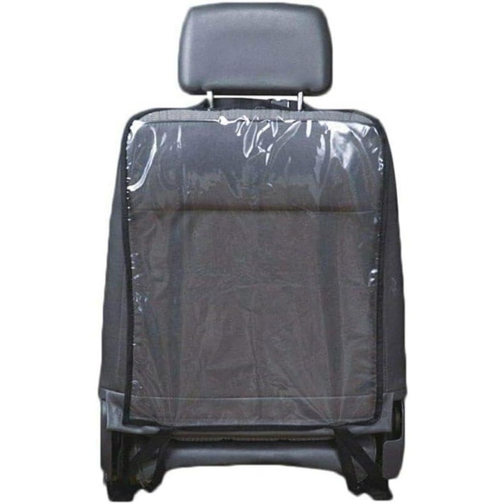 2 pack Car Seat Back Protectors with Adjustable Bottom Strap,for Children Kick Mat Mud Clean Universal Car Seat Back - 2 Pack - Image 3