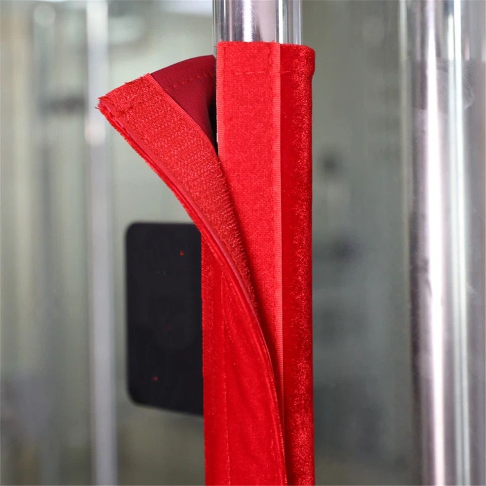 2 pairs Dark Red Refrigerator Door Handle Covers - Protector for Ovens, Dishwashers.Keep Your Kitchen Appliance Clean from Smudges,Food Stains - Image 2