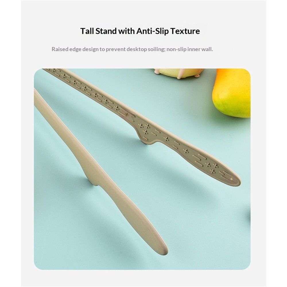 2 Pack Mini Silicone Toaster Tongs, Anti-Slip,Non-Scratch mini tongs 11 inch silicone tongs - Modern khaki - Image 4