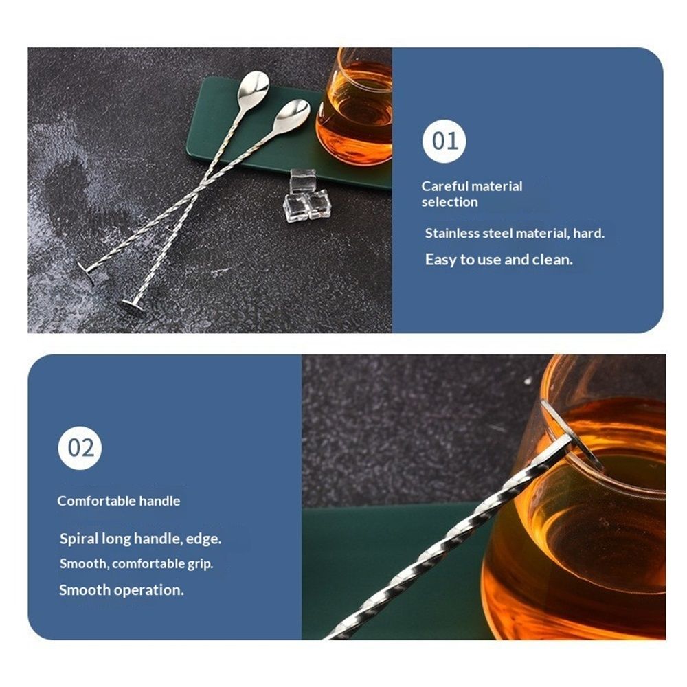 4 pack  Bar Spoon, 10