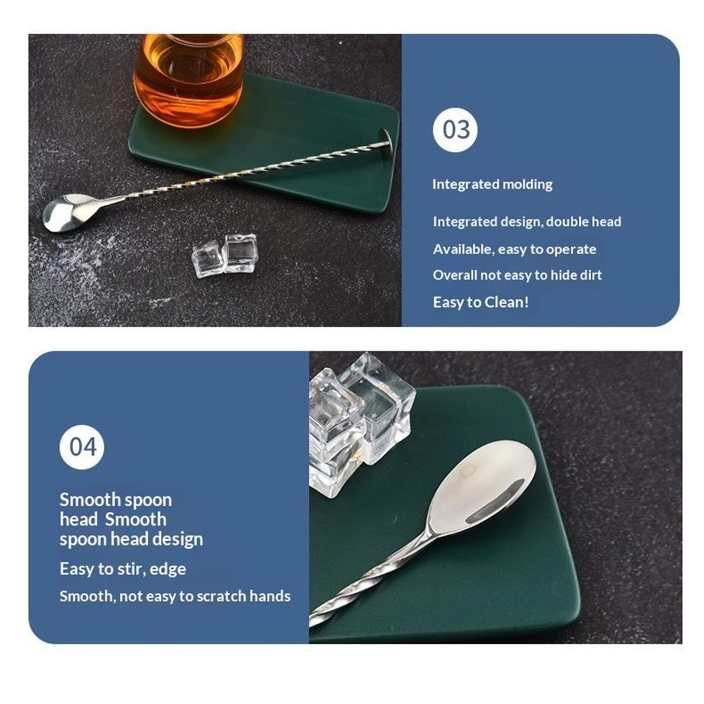 4 pack  Bar Spoon, 10