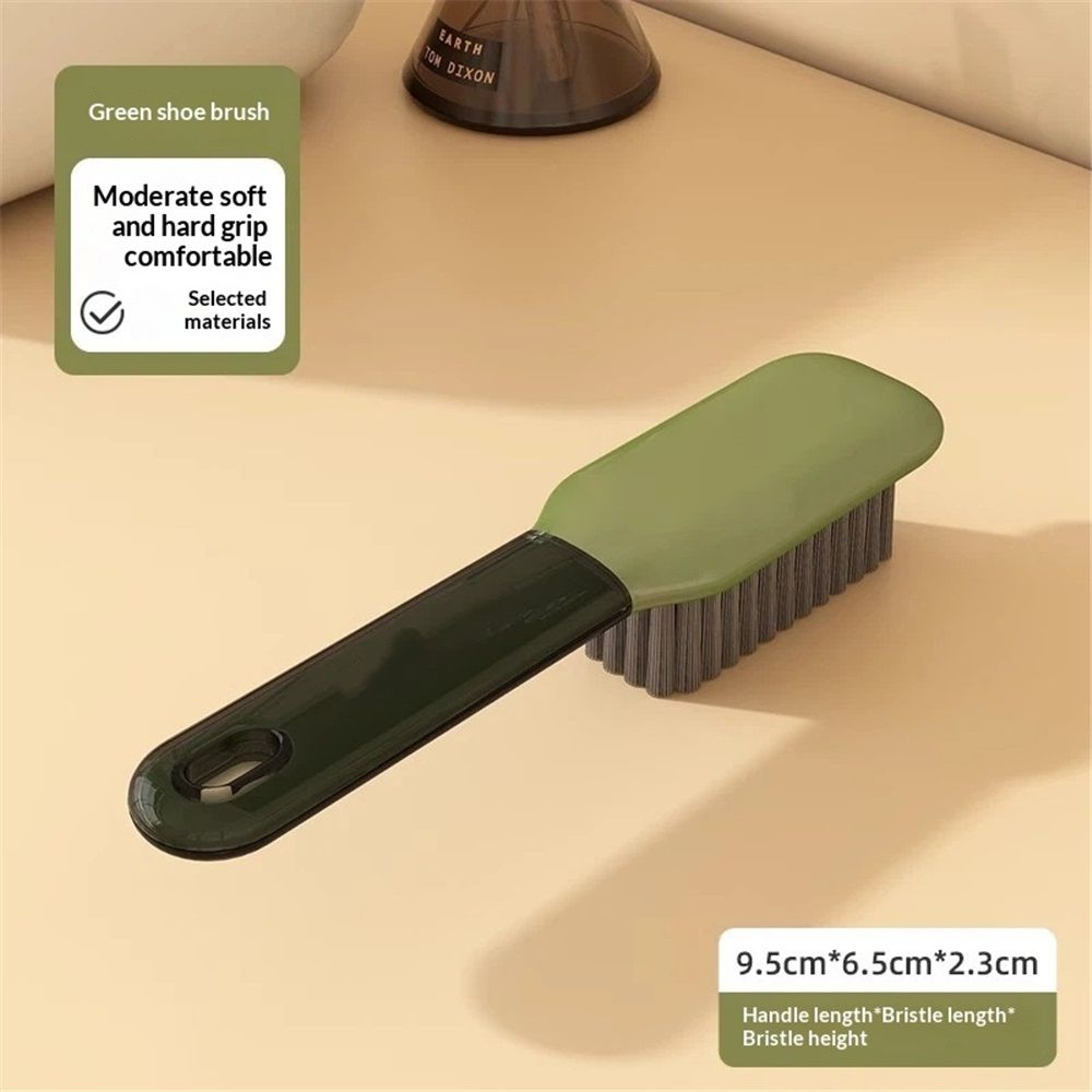 4 Pack Laundry Stain Brush Household Scrub Brush Laundry Brush for Stain Removal,Soft Bristle Brush Stain Brush for Clothes Scrubbing Bathroom Cleaning Brush,Easy to Hold (Green) - Image 2
