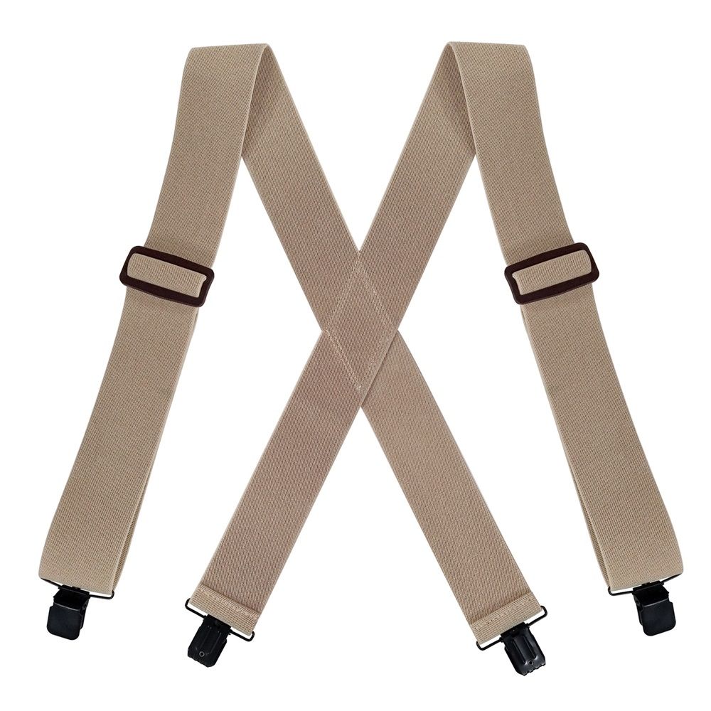 Ski Suspenders for Men & Women - Heavy Duty Support Adjustable Elastic Mens Suspenders w/Pant Clips that Won't Tear - Image 1