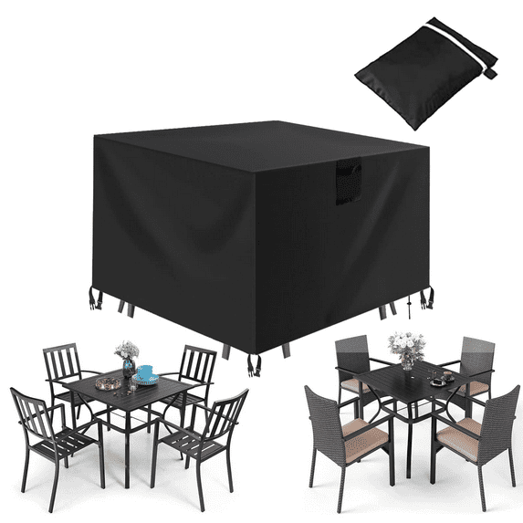 Patio Table and Chair Cover - Weather-Resistant Outdoor Furniture Protector - Image 1