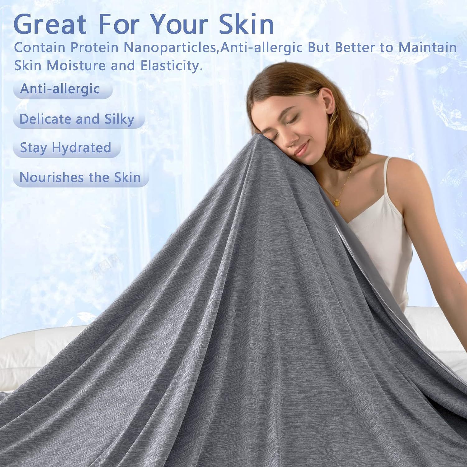 Dark Gray Blanket - 150x200cm Soft Warm Throw for Beds, Sofas & Living Spaces - Image 4