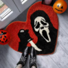 Halloween Faux Cashmere Area Rug - Festive Spooky Decor Floor Mat - Image 7