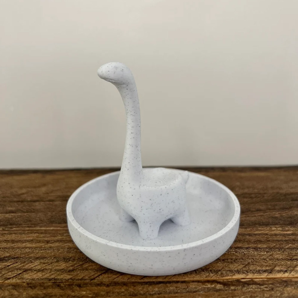 Dinosaur Jewelry Holder for Adorable Ring Display Cute Dino Ring Stand for Ring Storage Dino Ring Organizer Jewelry Display Ring Dish Tray - Image 2