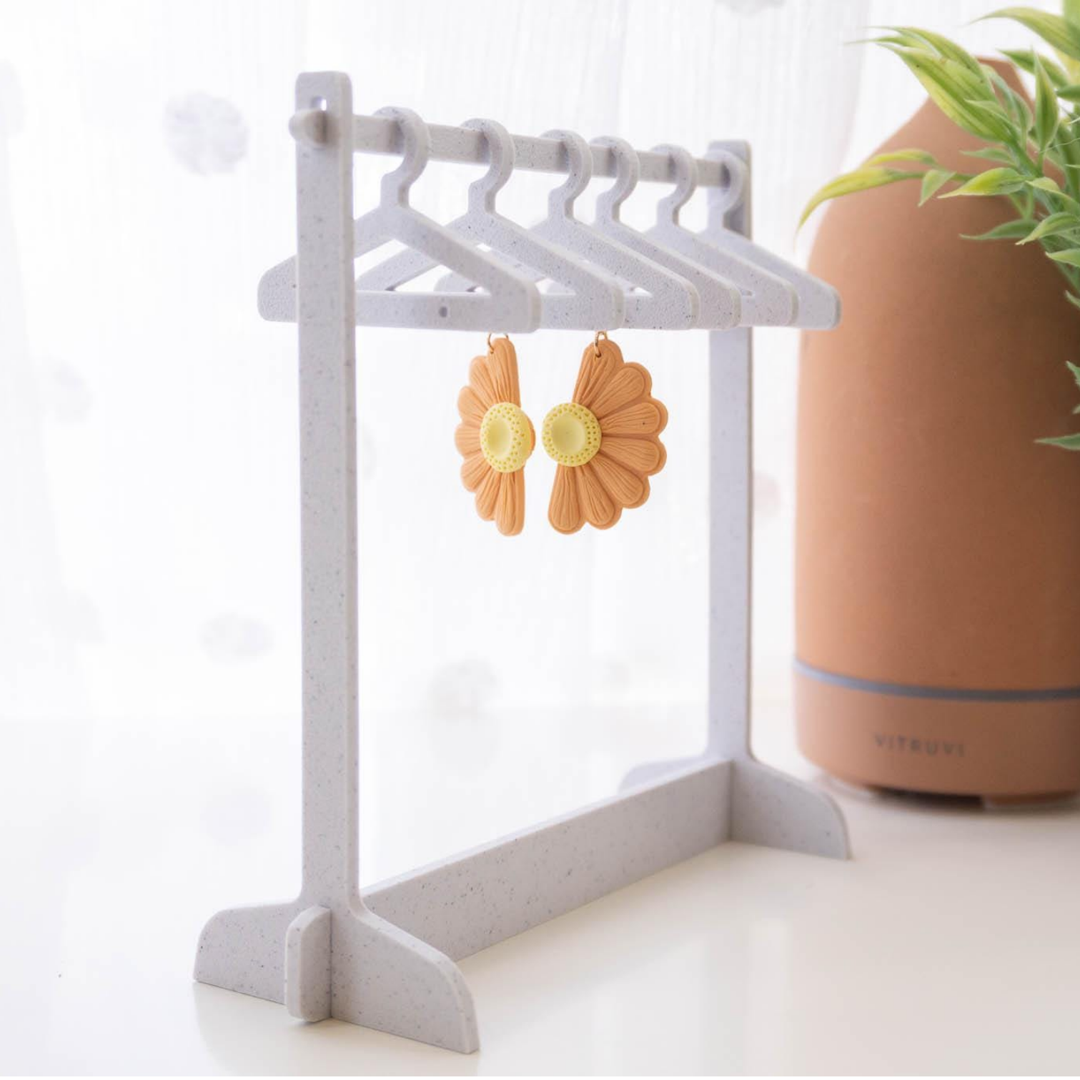 Earring Holder,Earring Display, Earring Hanger, , Jewelry Display Jewelry hanger Multiple style hangers available, clothing rack for earrings（black） - Image 3