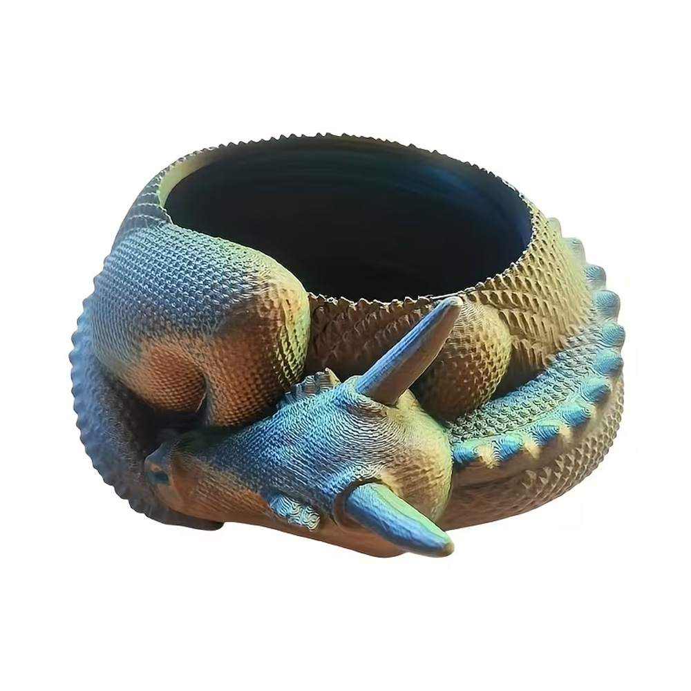 Dragon Planter, 3D Printed, Fantasy Decor, Dragon Pot, Dragon Bowl, Dragon Dish - Image 7
