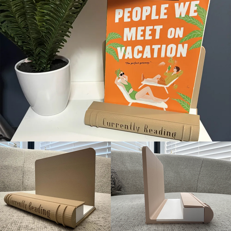 3D printed bookends are both practical and aesthetically pleasing, making them ideal for bookworms, students, or anyone who enjoys organizing their reading materials. - Image 1