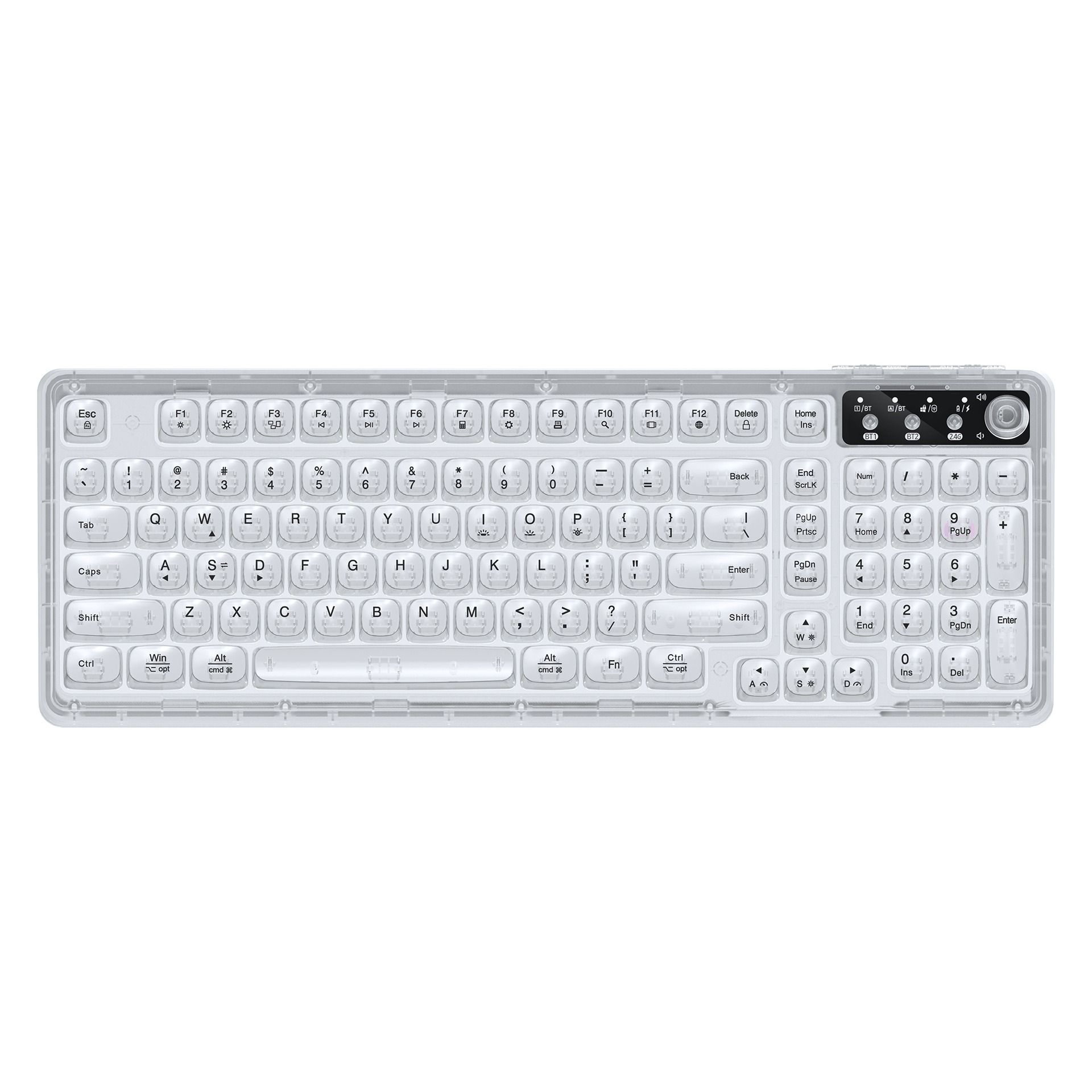 RGB Backlit Wired Mechanical Gaming Keyboard, 104 Keys Full Size Hot Swappable Keyboard with Aluminum Base, Noise Absorbing Foam, Tactile Brown Switch, Programmable Keys & Volume Knob for PC Mac,Grapefruit Orange - Image 6