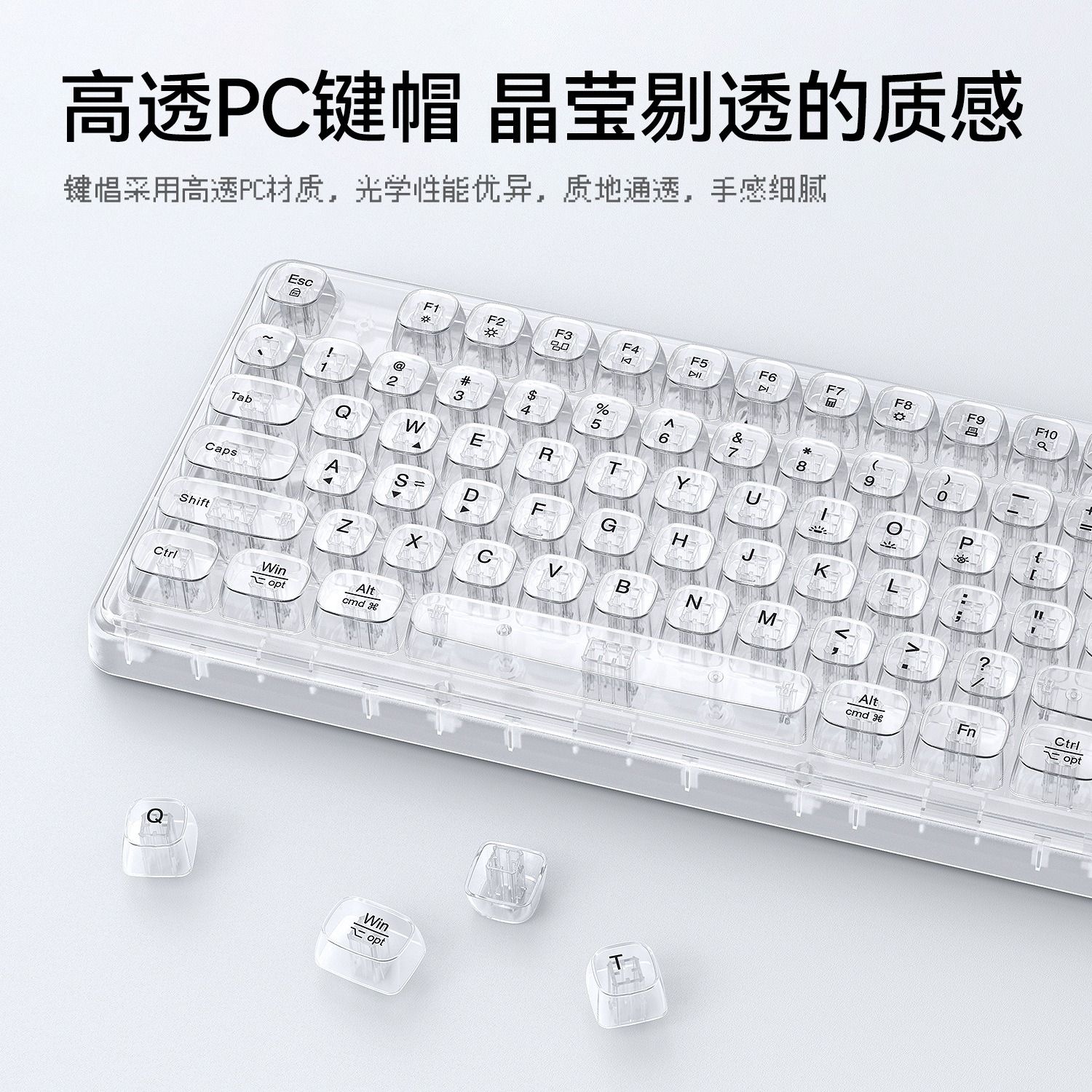 RGB Backlit Wired Mechanical Gaming Keyboard, 104 Keys Full Size Hot Swappable Keyboard with Aluminum Base, Noise Absorbing Foam, Tactile Brown Switch, Programmable Keys & Volume Knob for PC Mac,Nebula Purple - Image 5