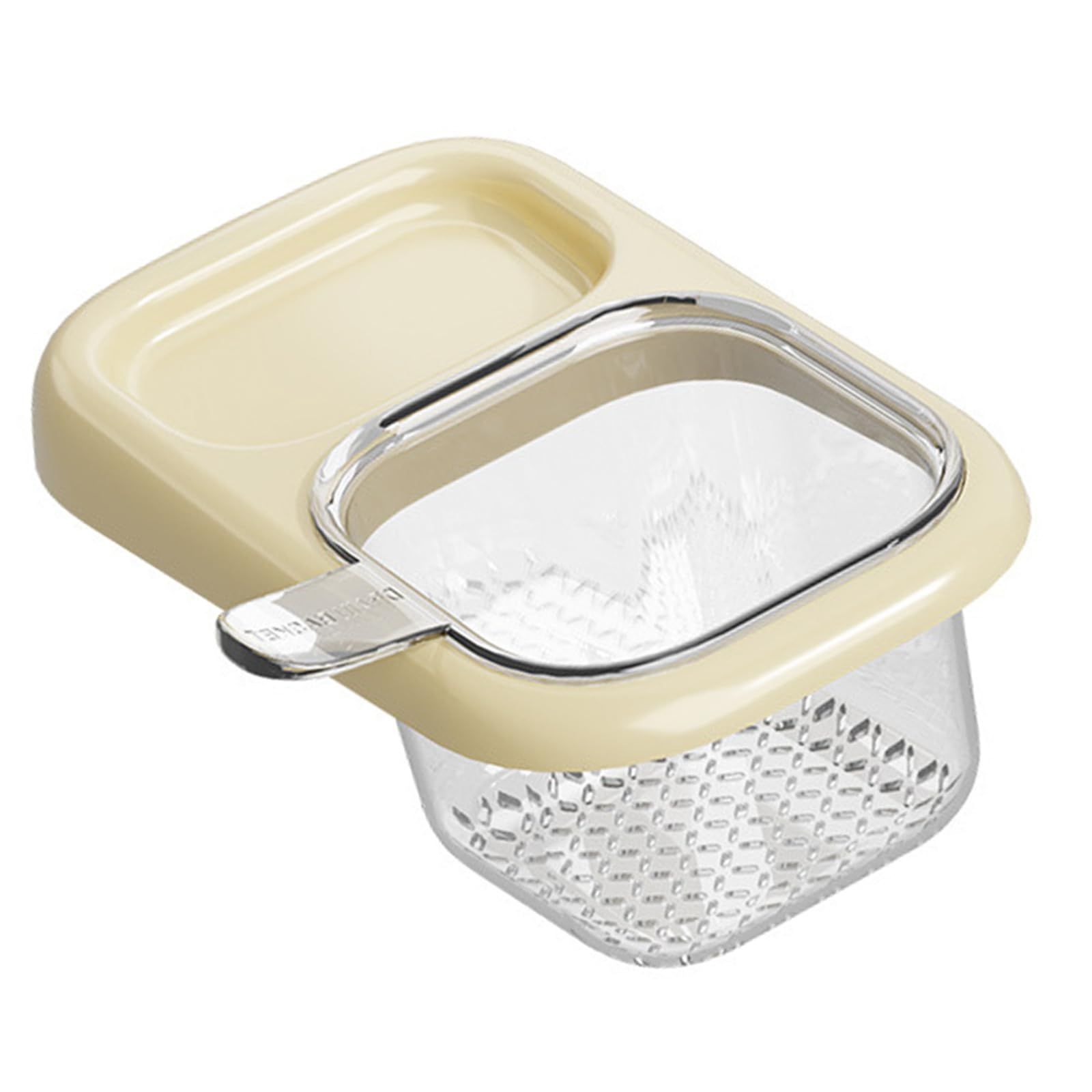Milky white self-designed Sink Drain Basket, Detachable Kitchen Food Residue Filter Strainer Holder for Leftovers Tea Leaves Waste Water Draining Rack - Image 1