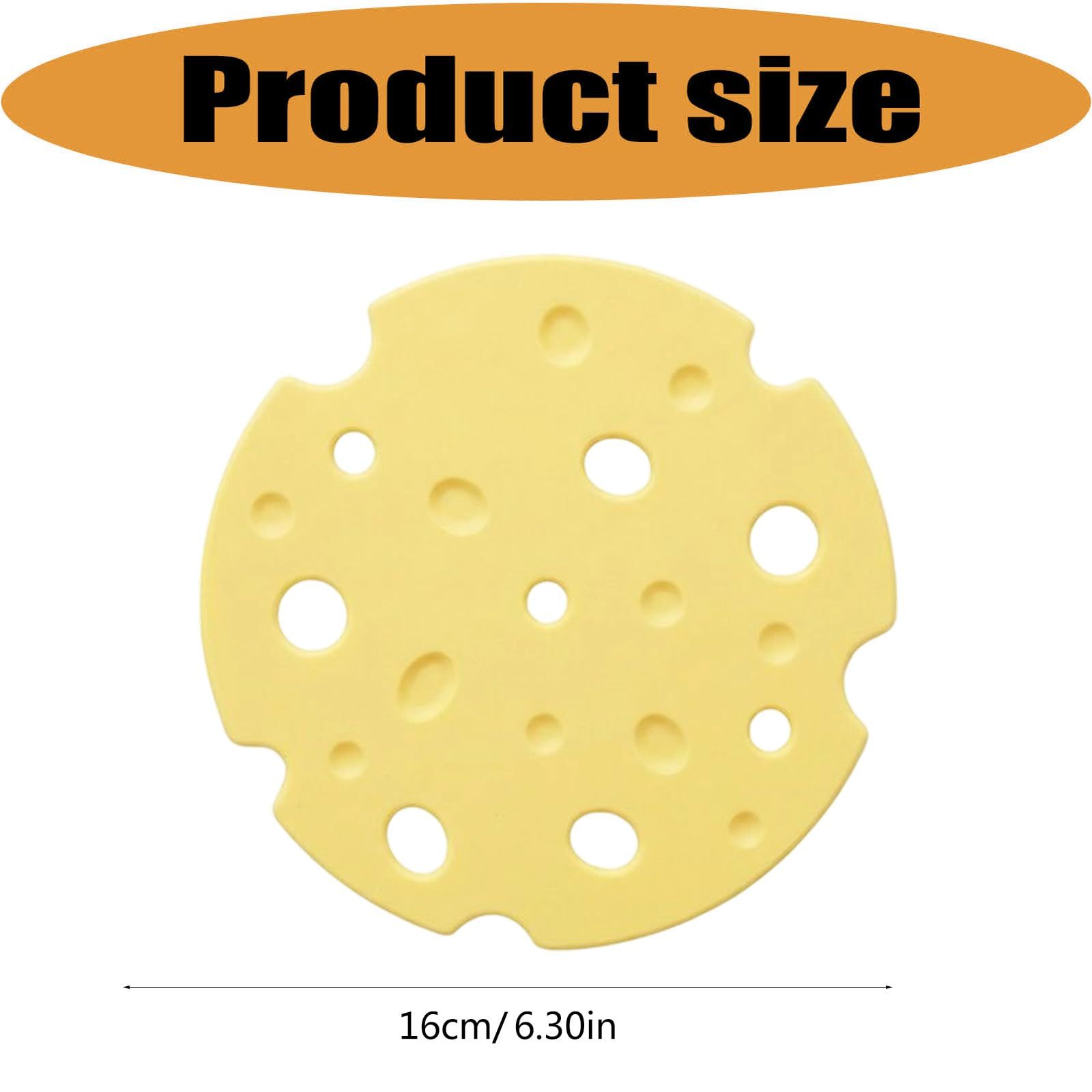 2‑Pack off white round Silicone Trivet Mat, Heat Resistant Non Slip, 6.3x6.3x0.4 Inches, Kitchen Table Protector for Bowls Plates Cups - Image 3