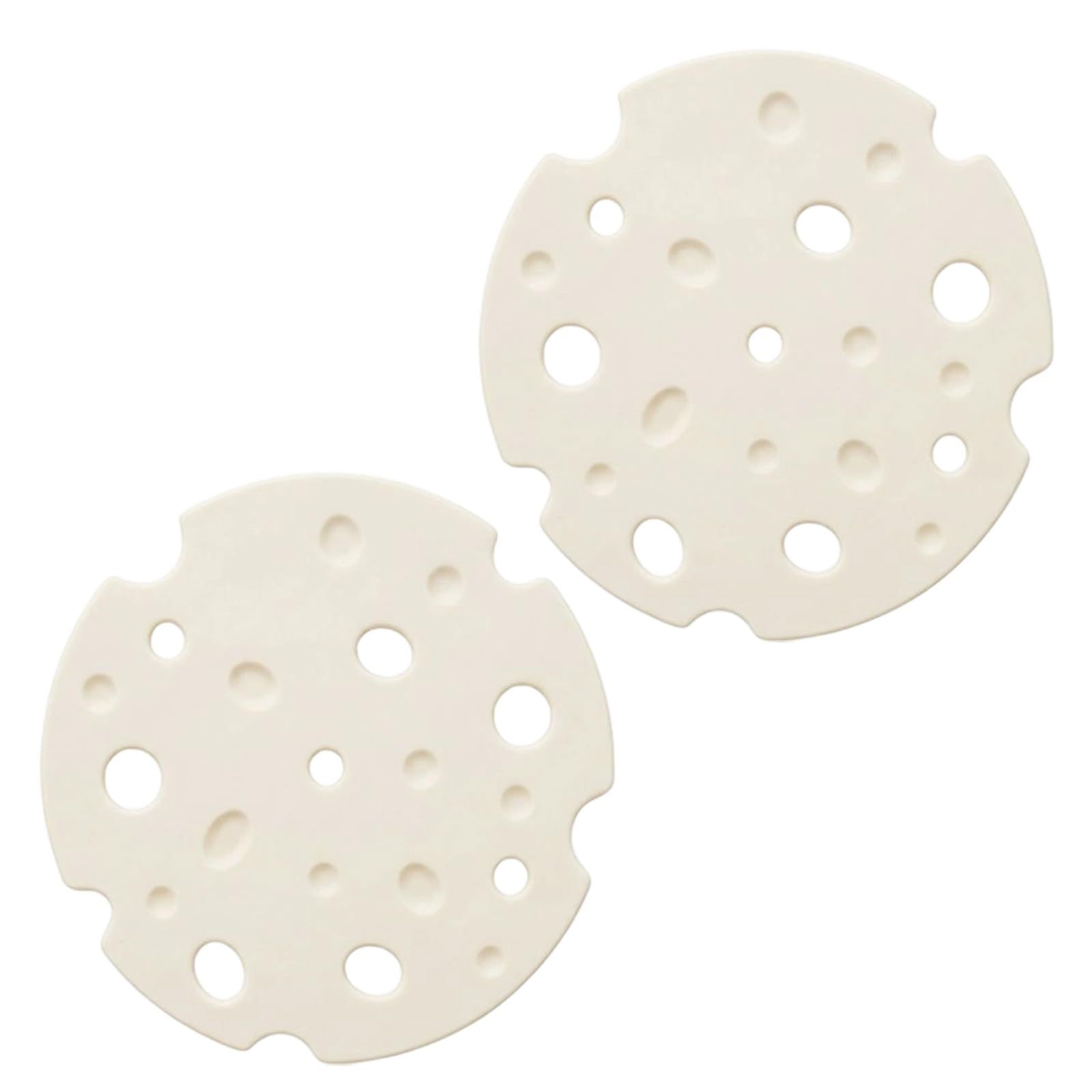 6‑Pack off white round Silicone Trivet Mat, Heat Resistant Non Slip, 6.3x6.3x0.4 Inches, Kitchen Table Protector for Bowls Plates Cups - Image 6