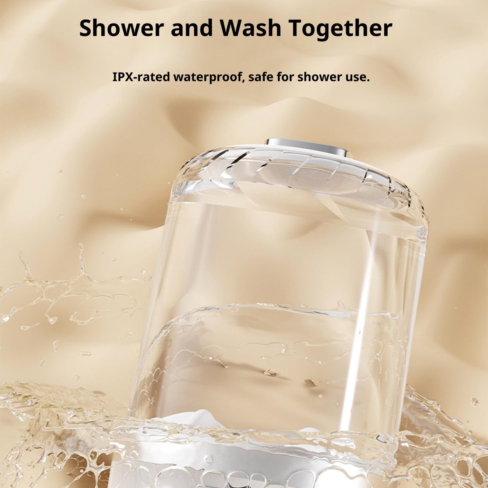 Blue portable mini washing machine, suitable for underwear, socks, baby clothes - rechargeable cordless compact washing machine, suitable for small loads, travel and dormitory use - USB rechargeable home/apartment washing machine - Image 7