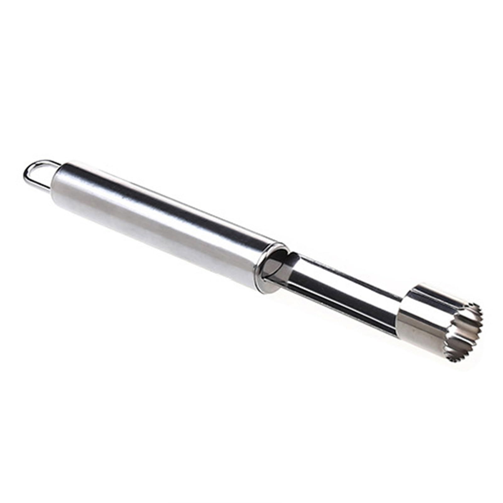 2 cm diameter stainless steel fruit corer tool, hawthorn date cherry apple multi-purpose corer, seed corer corer for home kitchen - Image 1