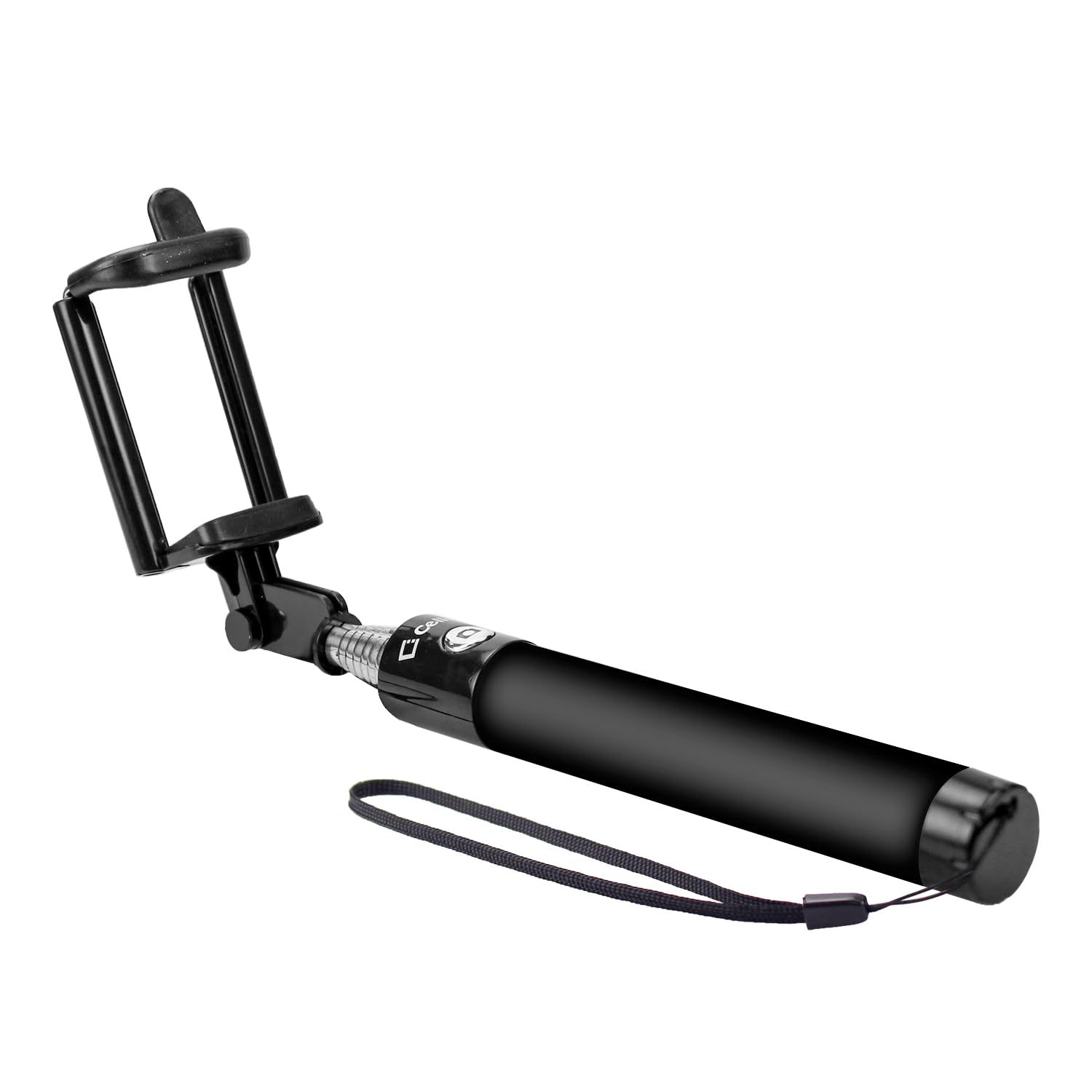 Universal Laser Selfie Stick with Wired Control Cable, Portable Handheld Selfie Stick with Built-in Control Line for All Smartphones - Image 1