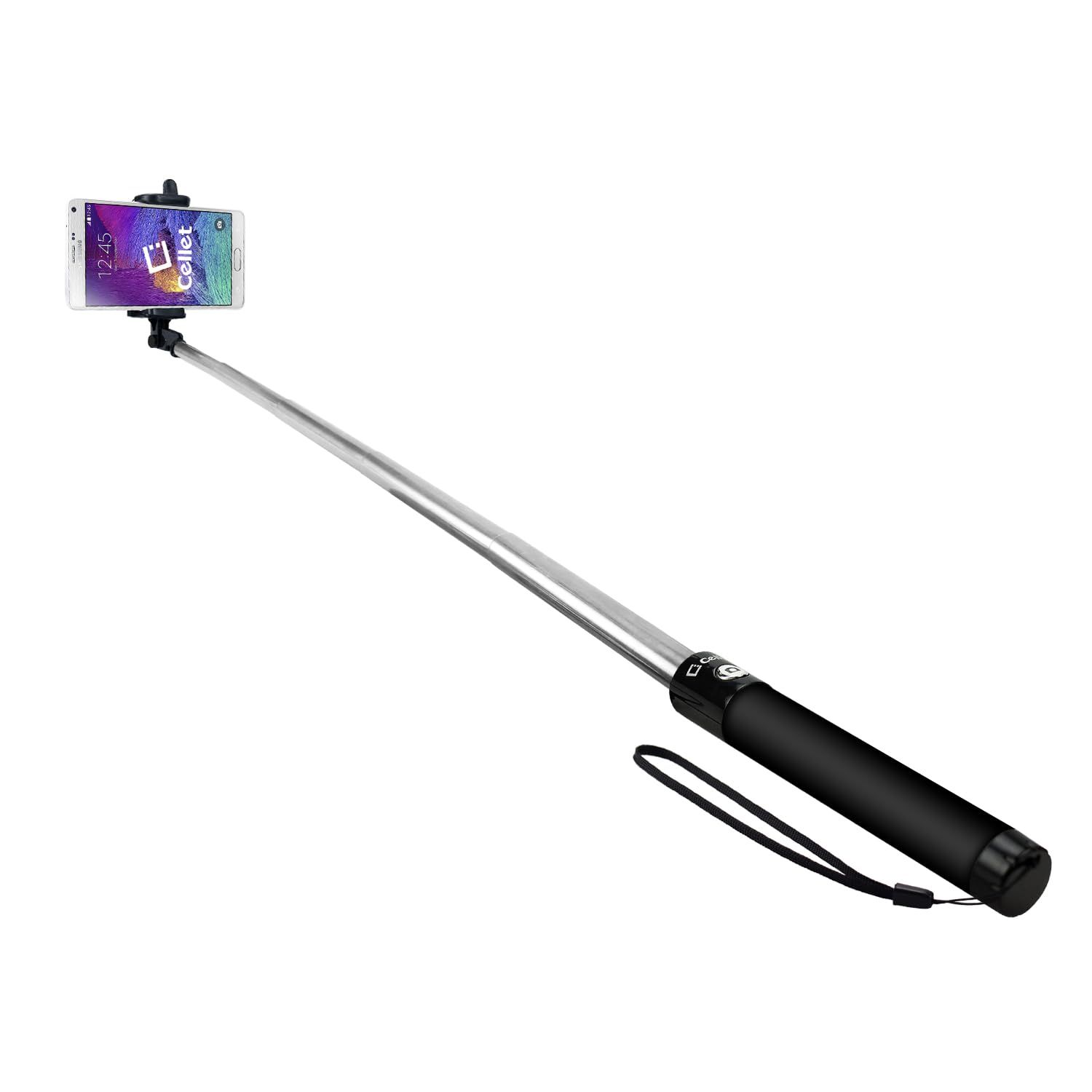 Universal Laser Selfie Stick with Wired Control Cable, Portable Handheld Selfie Stick with Built-in Control Line for All Smartphones - Image 4