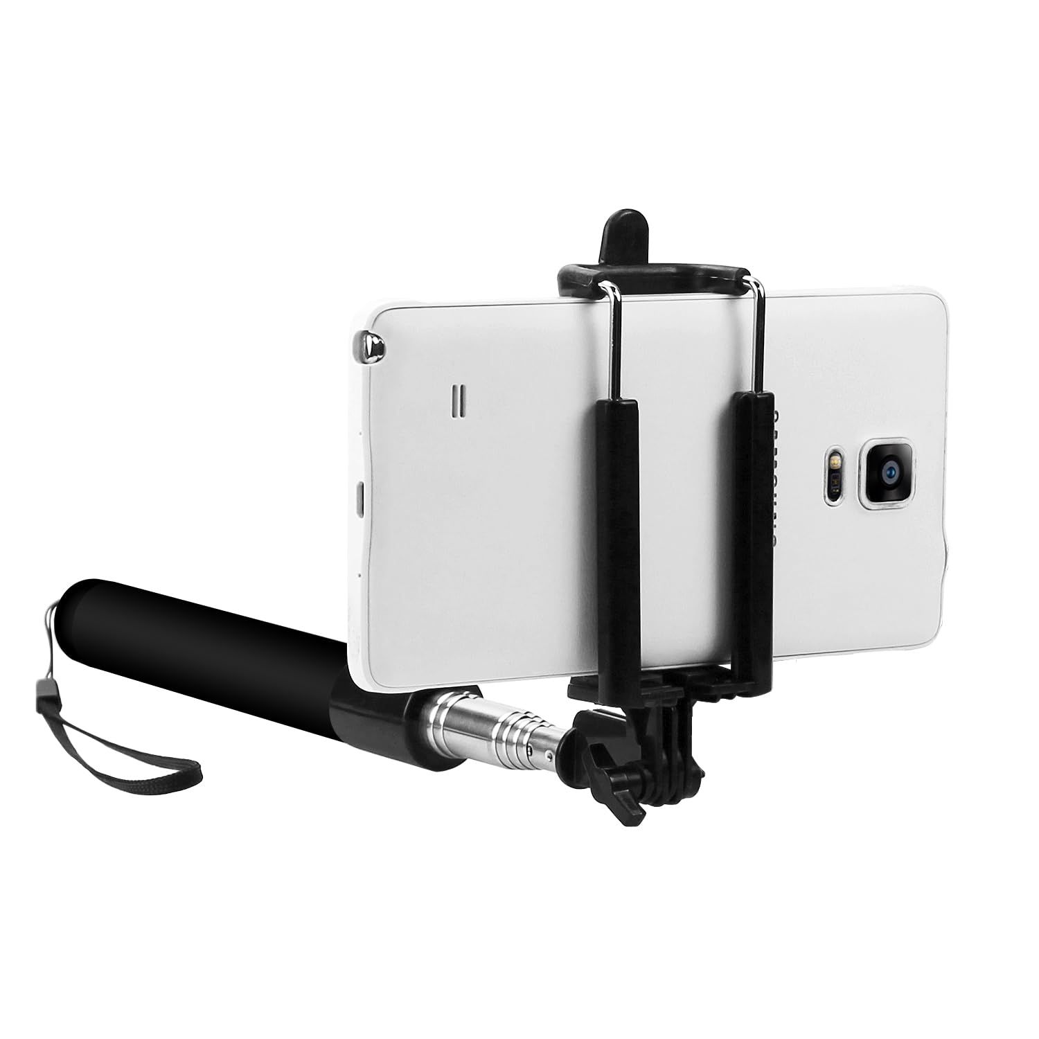 Universal Laser Selfie Stick with Wired Control Cable, Portable Handheld Selfie Stick with Built-in Control Line for All Smartphones - Image 6