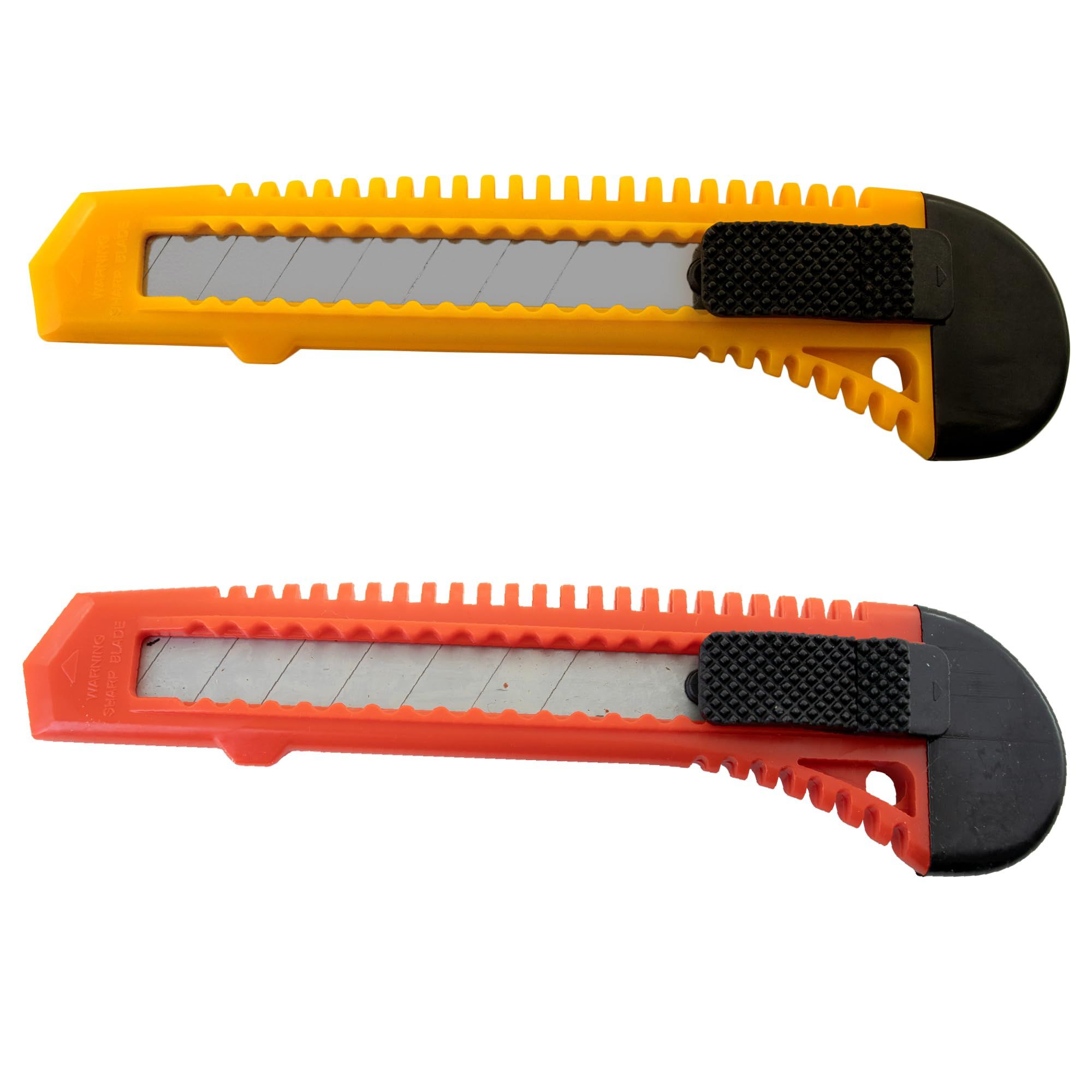2-pack multi-tool knife/box opener/retractable blade/breakable razor with safety lock - Image 1