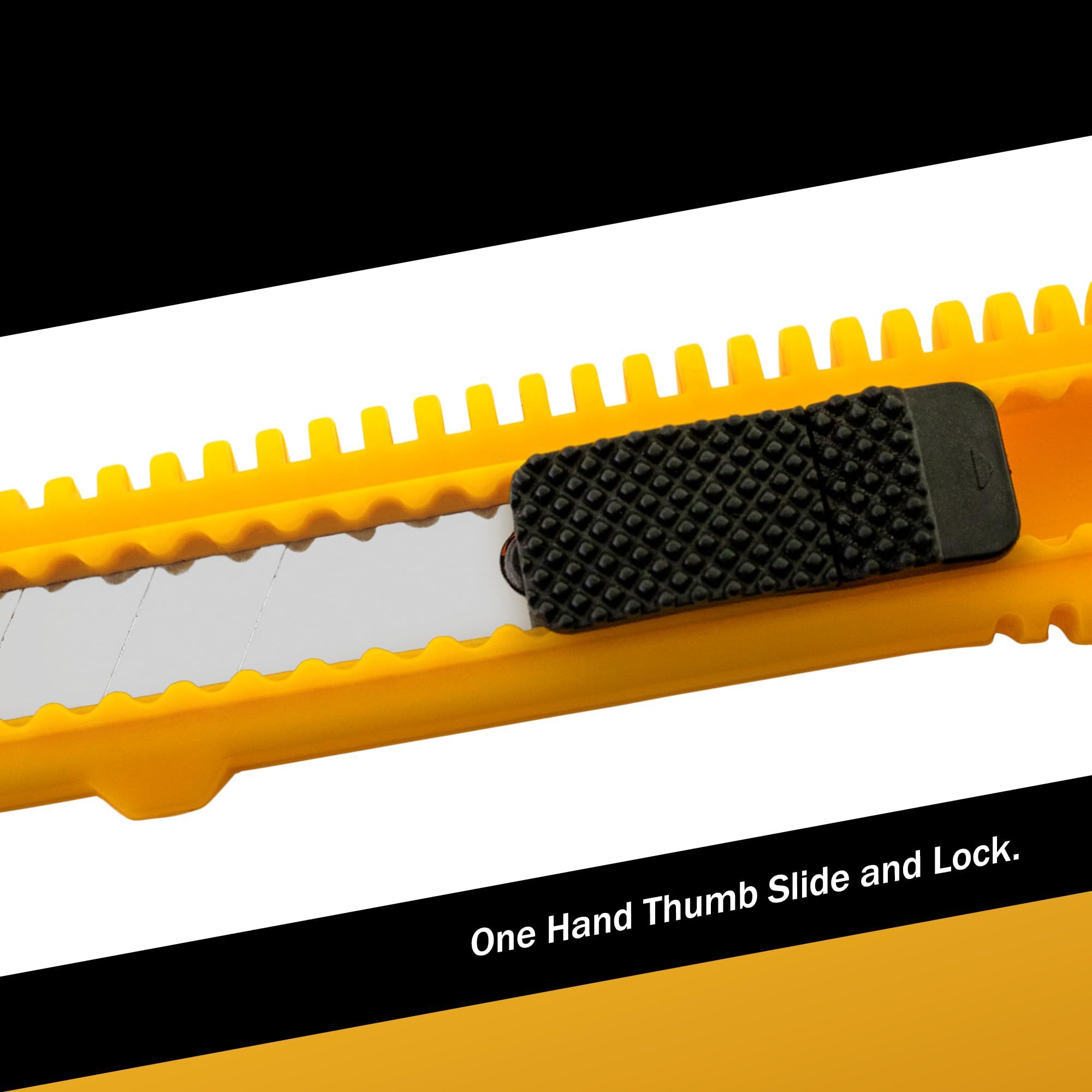 2-pack multi-tool knife/box opener/retractable blade/breakable razor with safety lock - Image 6