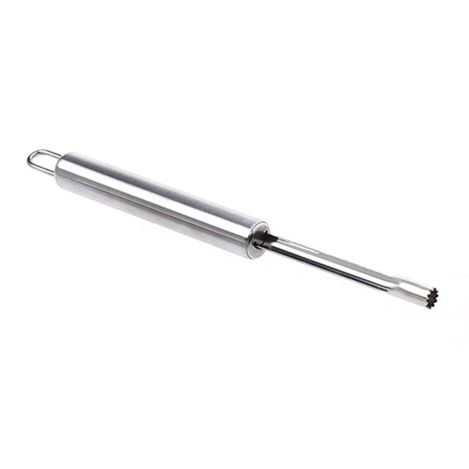 1cm diameter stainless steel fruit corer tool, hawthorn date cherry apple multi-purpose corer, seed corer corer for home kitchen - Image 1