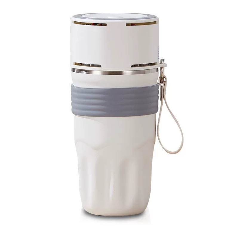 USB Heated & Cooling Smart Cup, Fast Cooling 0–10°C & Heating Up to 50°C, Portable Thermostatic Cold & Hot Cup, Car Office Travel Use, USB Powered Beverage Cooler & Warmer, Works with Power Bank & Car Charger,Grey - Image 1