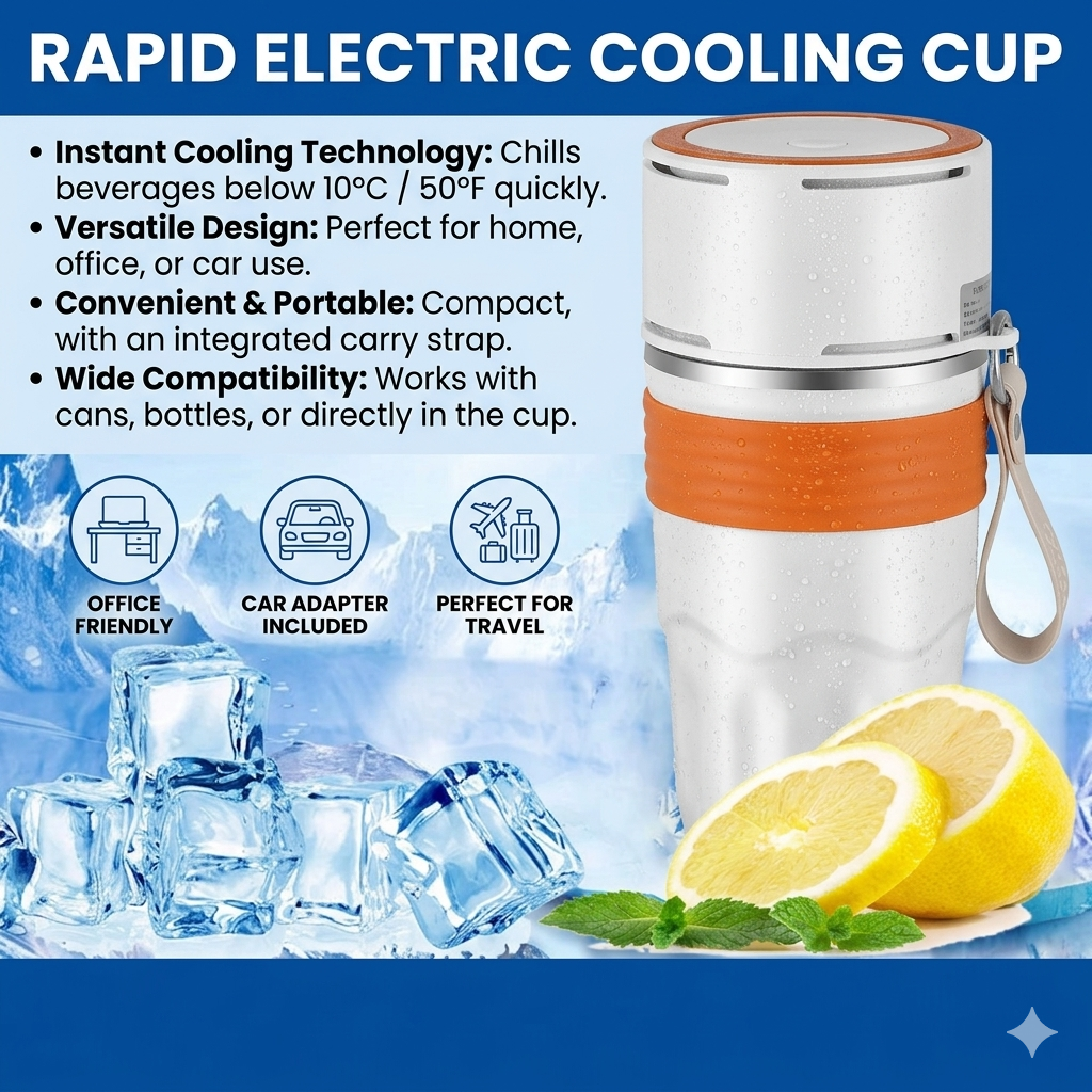 USB Heated & Cooling Smart Cup, Fast Cooling 0–10°C & Heating Up to 50°C, Portable Thermostatic Cold & Hot Cup, Car Office Travel Use, USB Powered Beverage Cooler & Warmer, Works with Power Bank & Car Charger,Grey - Image 7