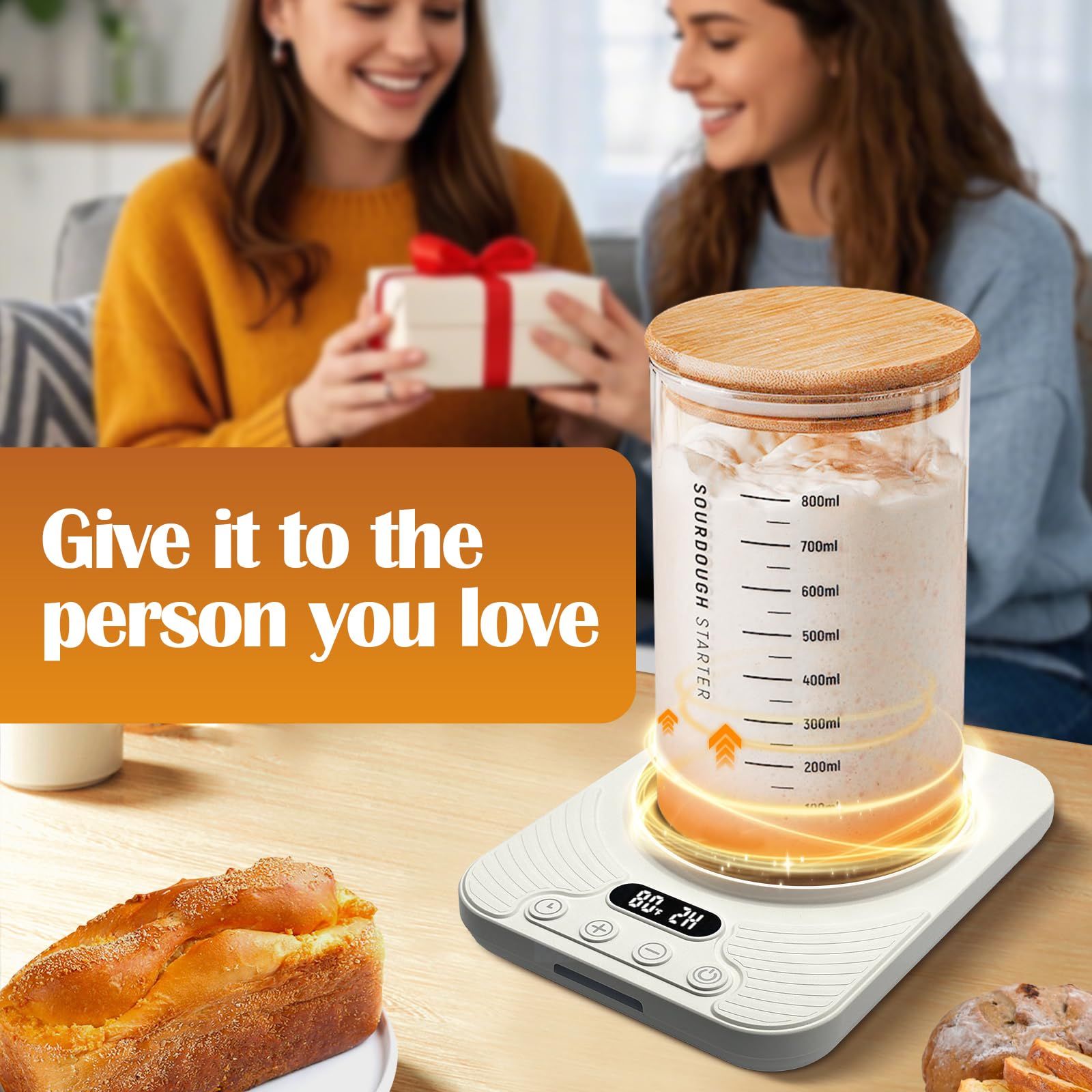 Constant Temperature Heating Coaster with Timer, Electric Mug Warmer for Milk Coffee, Auto Off Heating Pad Base, Portable Office Dorm Home Cup Warmer - Image 7
