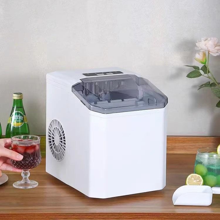 Ice Maker Countertop, Portable Ice Machine with Carry Handle, 26.5lbs Per Day, 9 Cubes in 6 Mins, Auto-Cleaning, with Basket and Scoop, for Home, Kitchen, Camping, RV - Image 4