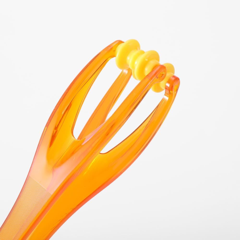 1Pcs Foot & Finger Roller Massager, Amber‑Colored Plastic Acupoint Massage Tool, Boost Blood Circulation, Relieve Finger Pain and Stress for Hands and Feet - Image 3