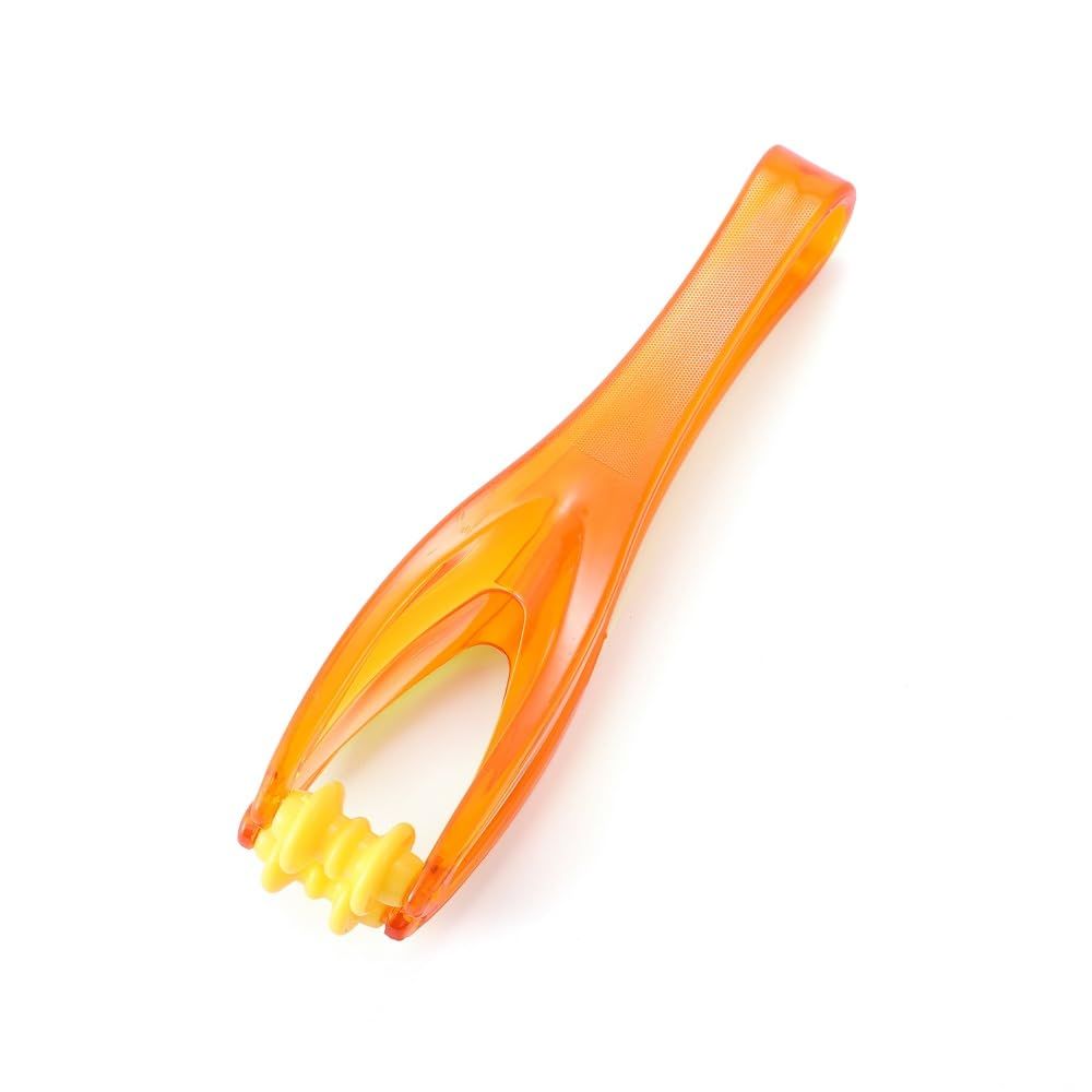 3Pcs Foot & Finger Roller Massager, Amber‑Colored Plastic Acupoint Massage Tool, Boost Blood Circulation, Relieve Finger Pain and Stress for Hands and Feet - Image 4