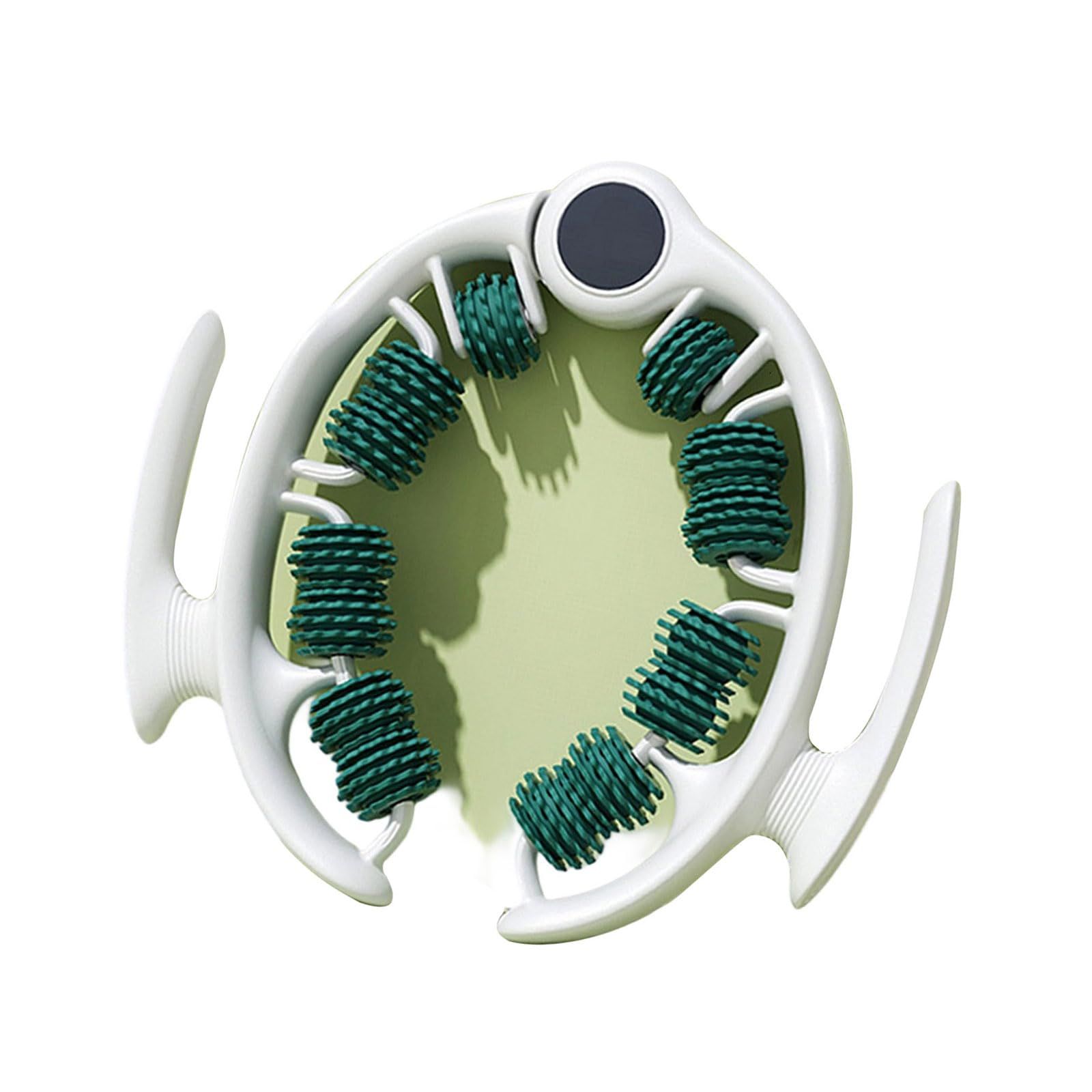 Green leg massage roller clip, calf muscle relaxation and shaping tool, yoga fitness leg trainer, leg muscle relaxation and slimming device. - Image 2