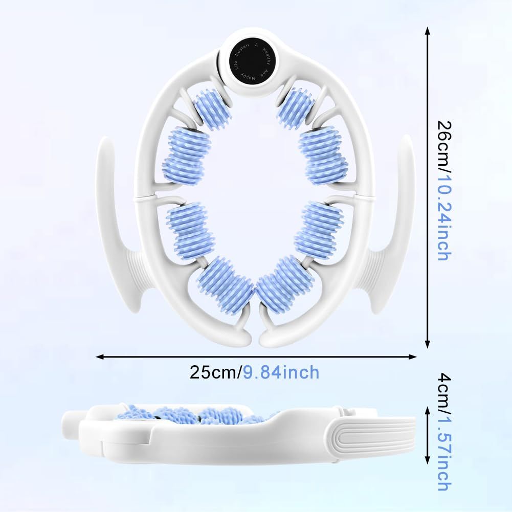 Blue leg massage roller clip, calf muscle relaxation and shaping tool, yoga fitness leg trainer, leg muscle relaxation and slimming device. - Image 2