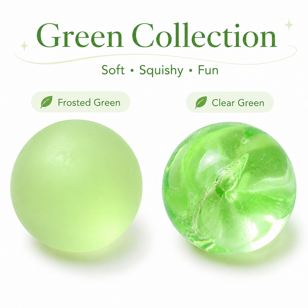 Clear Pink Coconut Oil Stress Ball, Slow Rising Non-Sticky Squishy Squeeze Ball, Soft Sensory Fidget Toy for Stress Relief, Relaxation and Focus - Image 8