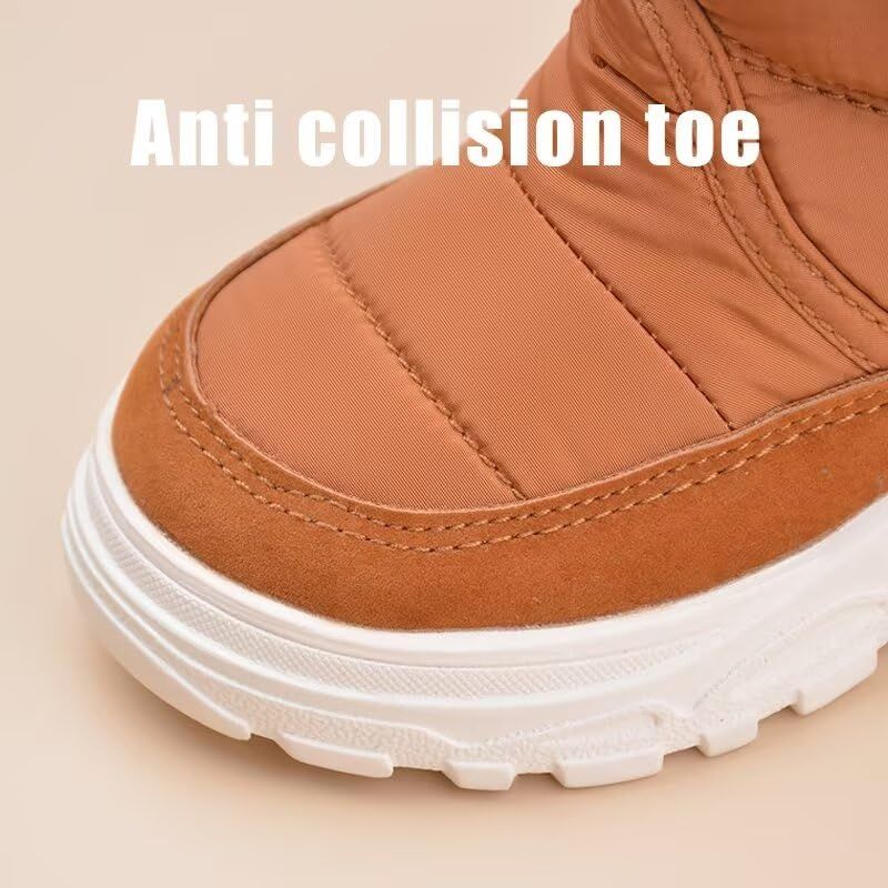 Toddler Boy Girl Anti Slip Warm Winter Boots pink AU7 Size for Outdoor Walking Snow Sport Trekking - Image 2